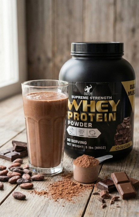 Supreme Strength Whey Protein Powder 5 LBS/ Chocolate