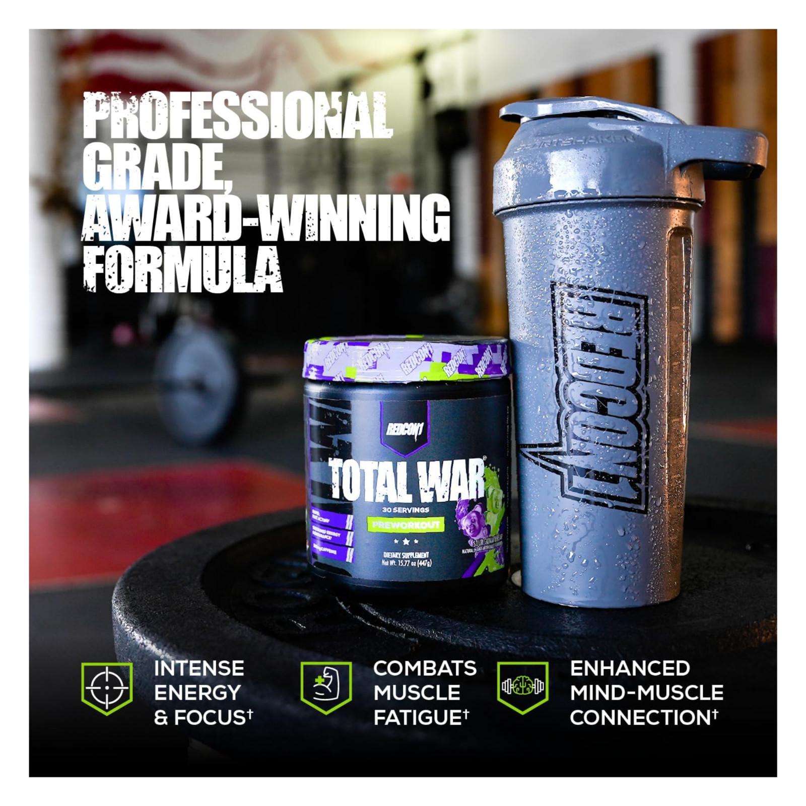Total War Preworkout – Contains 320Mg Of Caffeine From Green Tea, Junipe