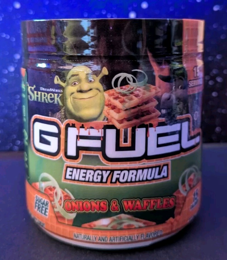 G FUEL Shrek Collector’s Box || Brand New w/ Sticker & 2 Tubs