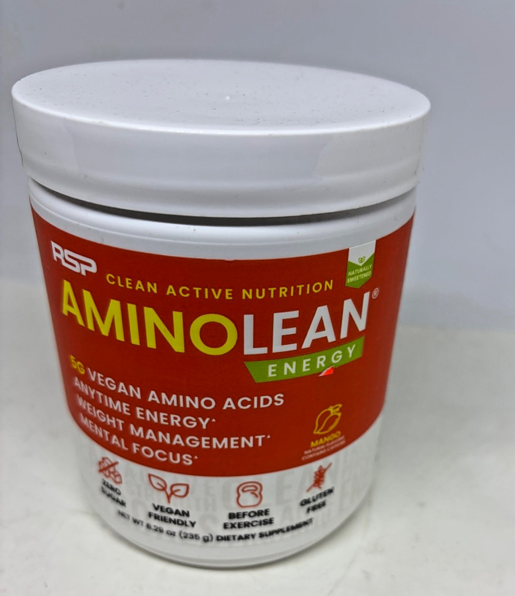 RSP Aminolean Energy Amino Acids Energy Weight Management Mental Focus Exp 10/26