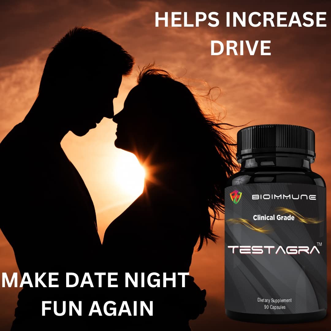 TESTAGRA TESTOSTERONE BOOSTER FOR MEN. 2 Pack Savings – 90 Count (Pack of 2)