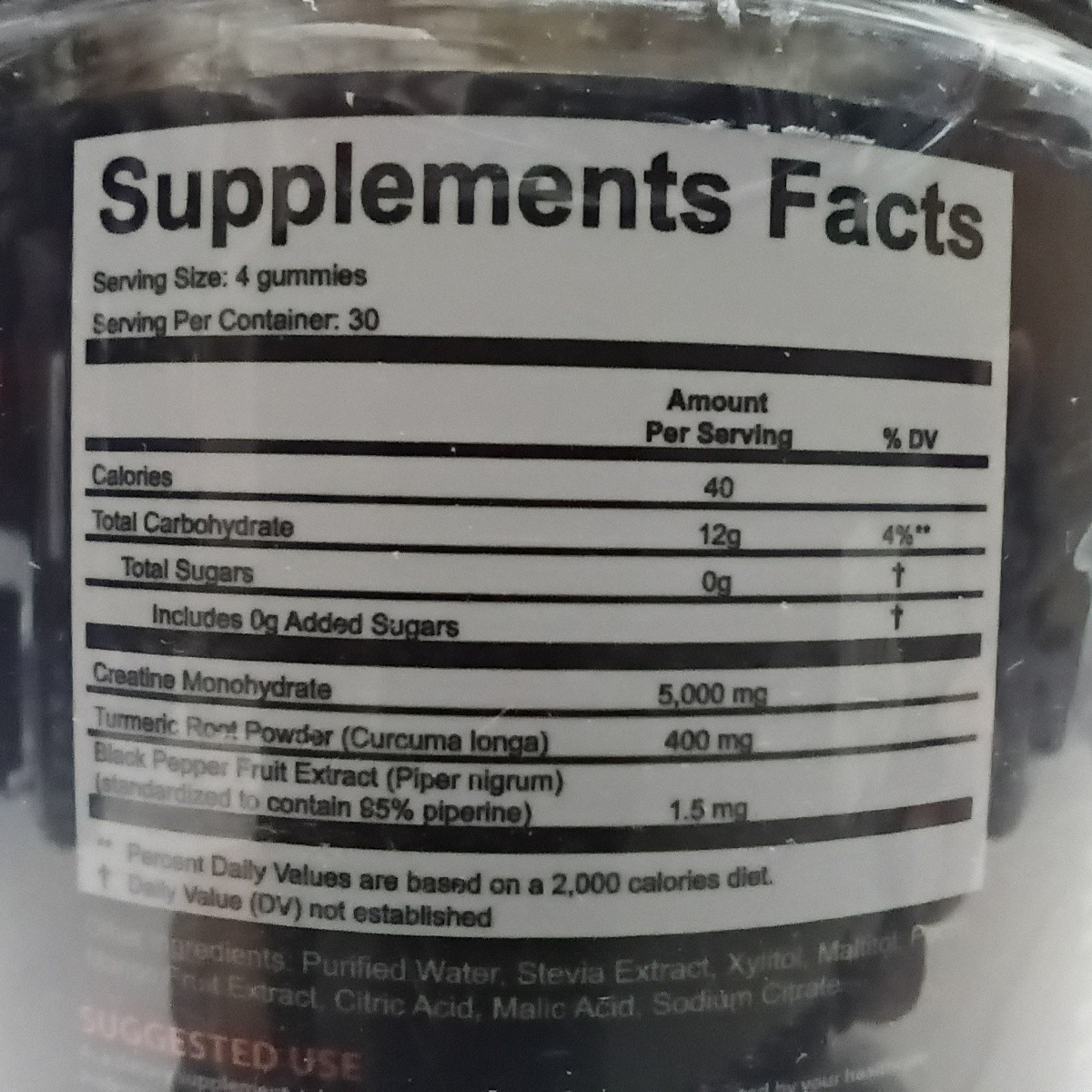 Lot Of 2 Ecowise Creatine Monohydrate Gummies 5000mg Sugar Free 240 Mango