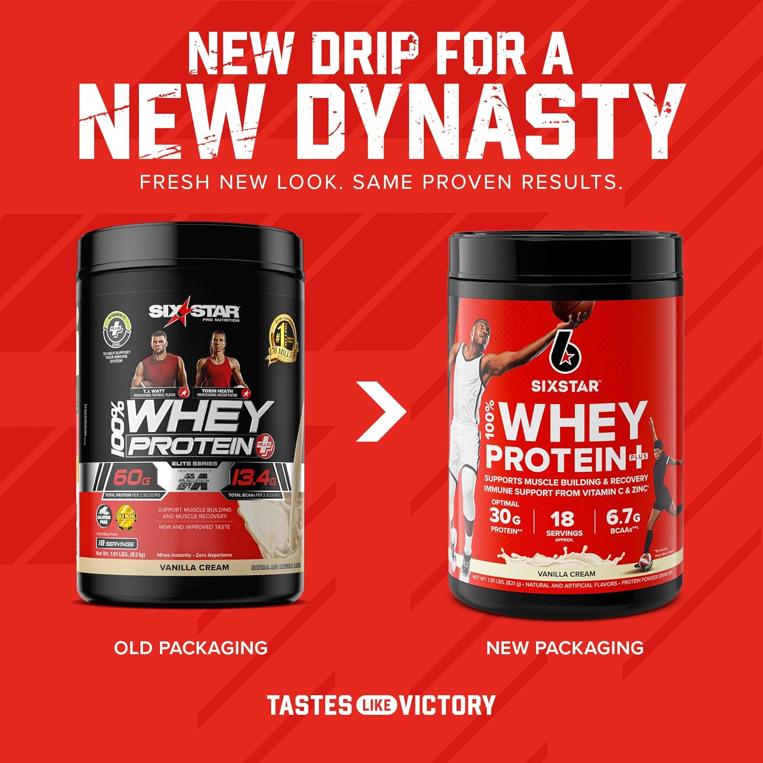 Elite 100% Whey Protein plus Vanilla Cream 1.8Lbs and Muscletech Grass Fed Whey