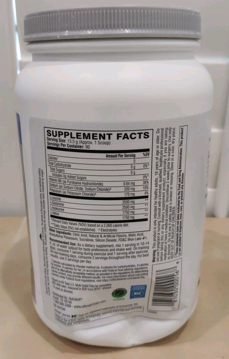 The Original 7G BCAA, Blue Raspberry Ice, 2.78 lb (1.26 kg) 90 Servings 10/2026