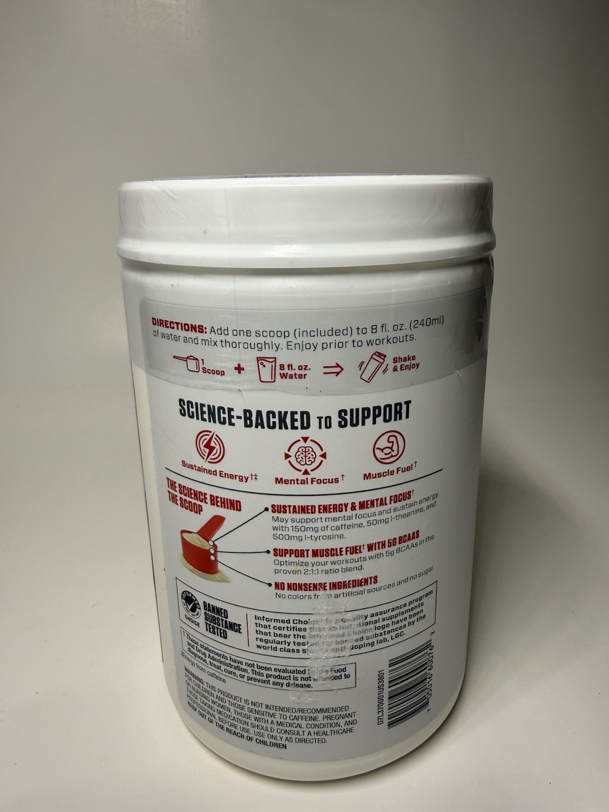 Dymatize Energyze Pre-Workout – Lemon Lime – 30 Servings – 14.1 oz