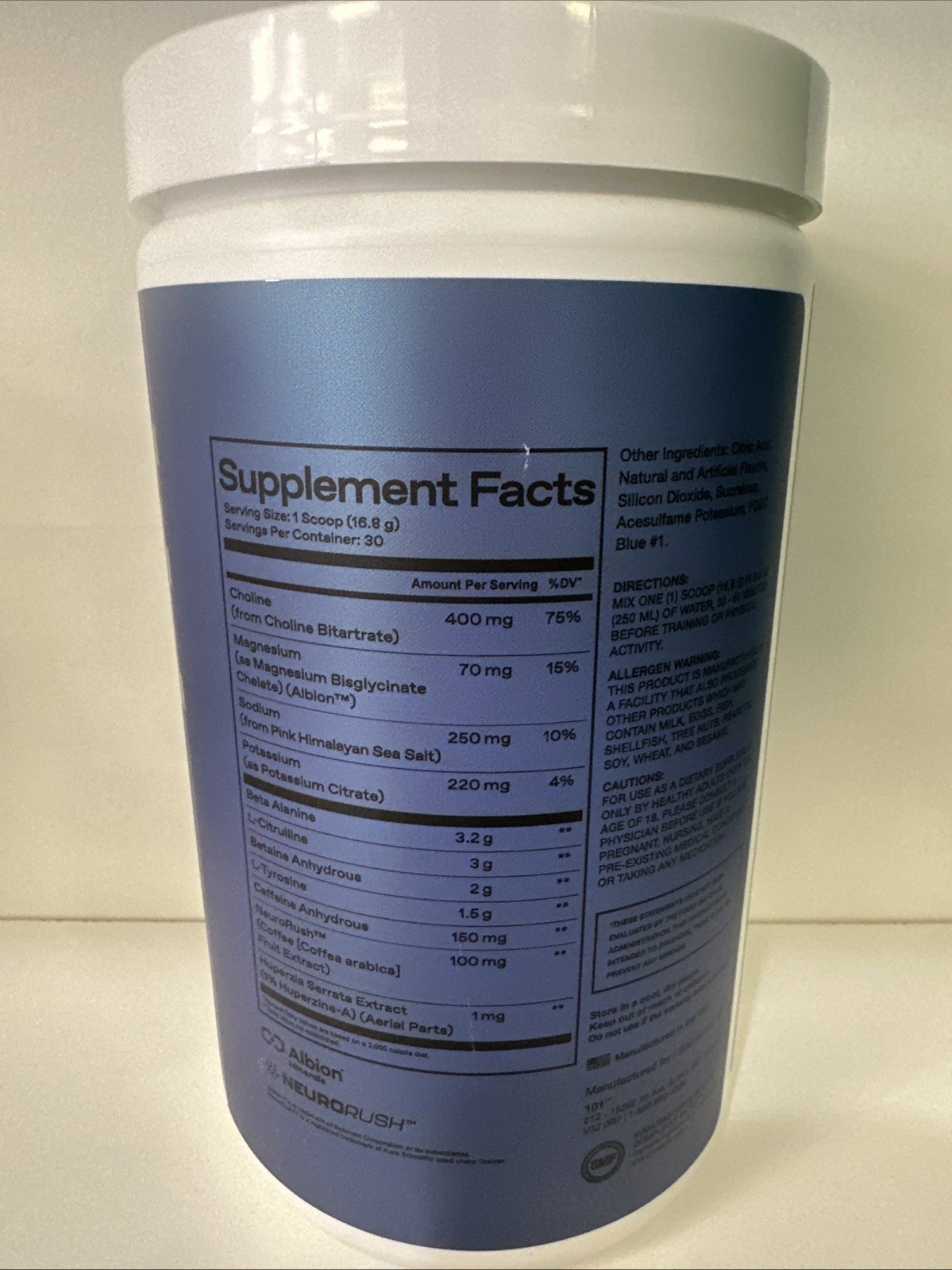 ONE OF ONE Sport Pre-Workout – Clean Energy & Focus with NeuroRush – Bombsicle