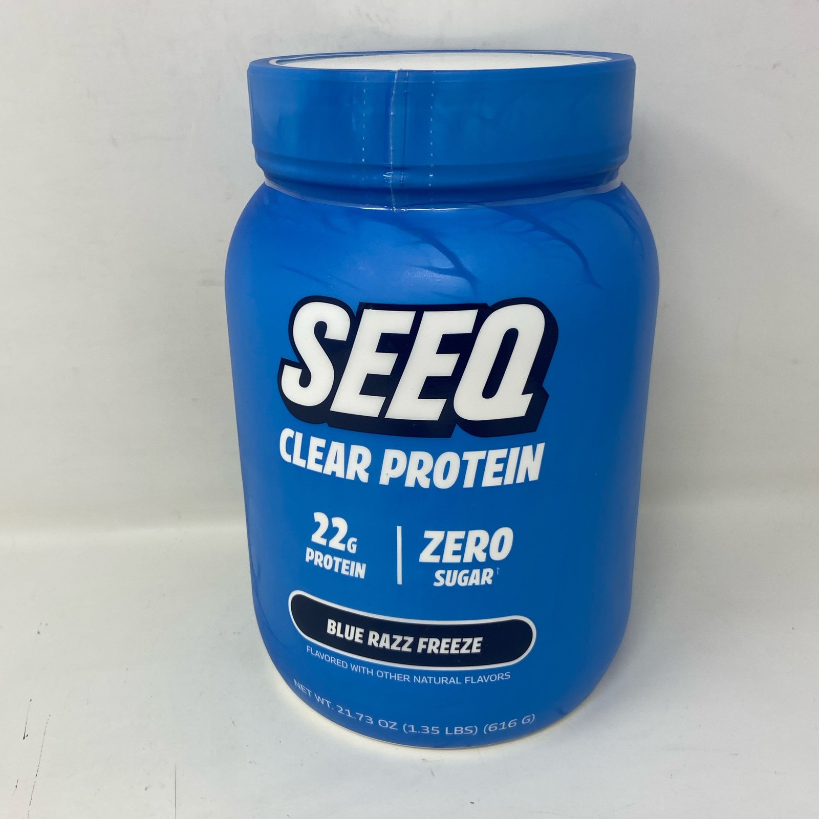 SEEQ Clear Protein Blue Razz Freeze 22 Servings 22g Whey Isolate