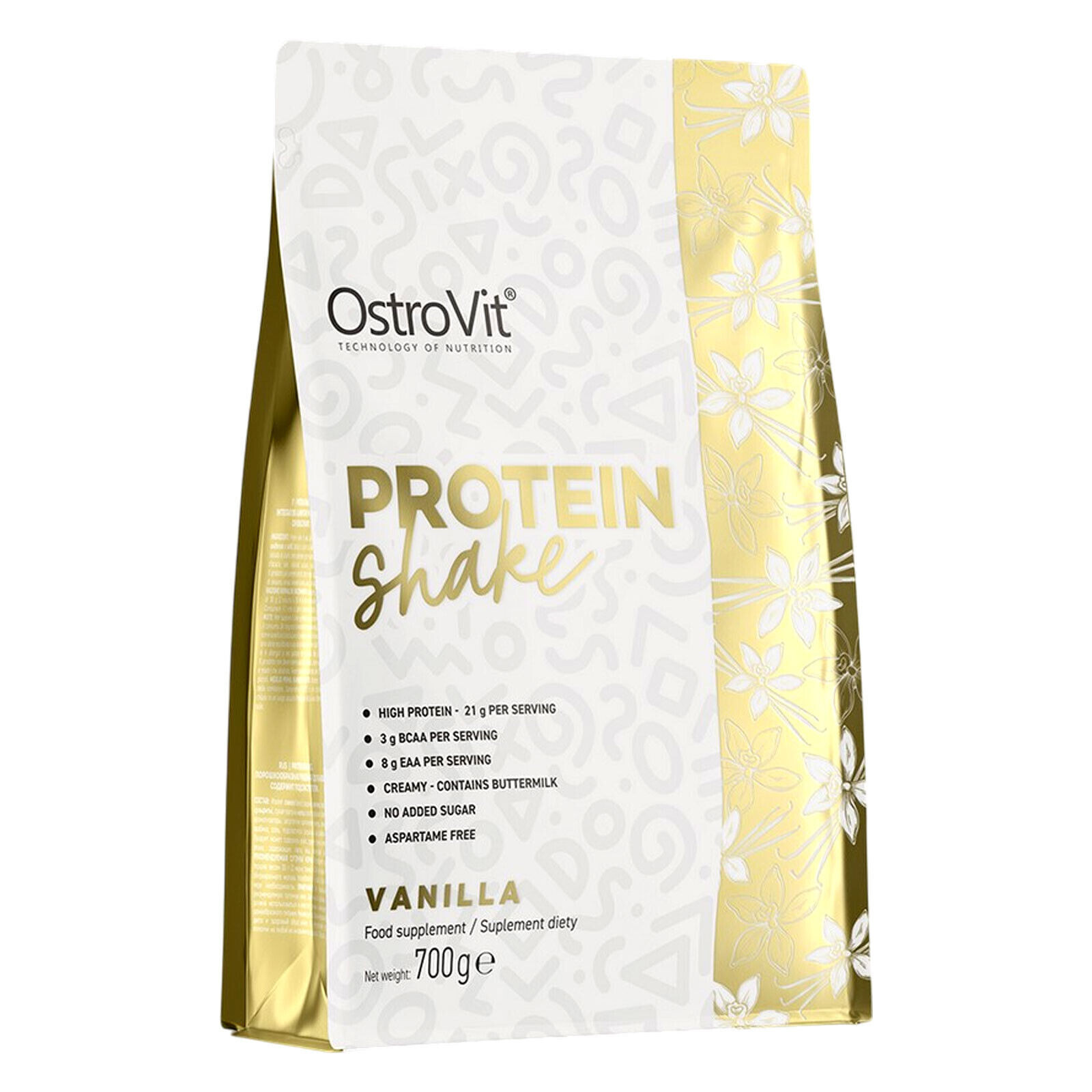 PROTEIN SHAKE 700 G – 21 g per serving -Delicious- High-quality protein content
