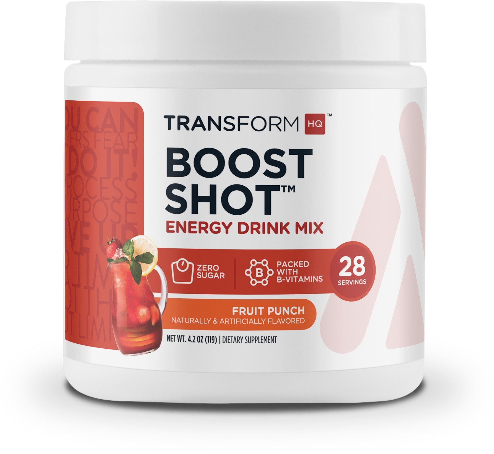 TransformHQ Everyday Boost Shot 28 Servings (Fruit Punch) – Non-GMO, Gluten-Free