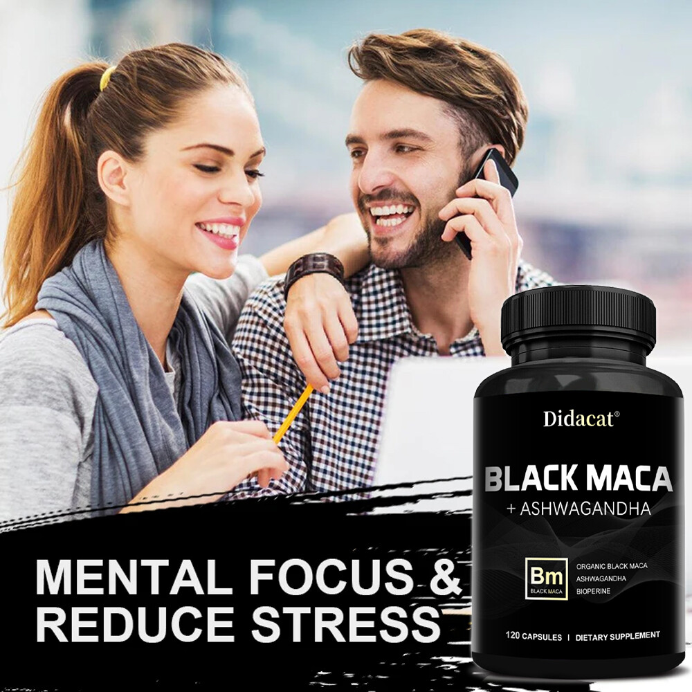 Maca Extract – Testosteron Booster Monster Test for Men 30 to 120 Capsules