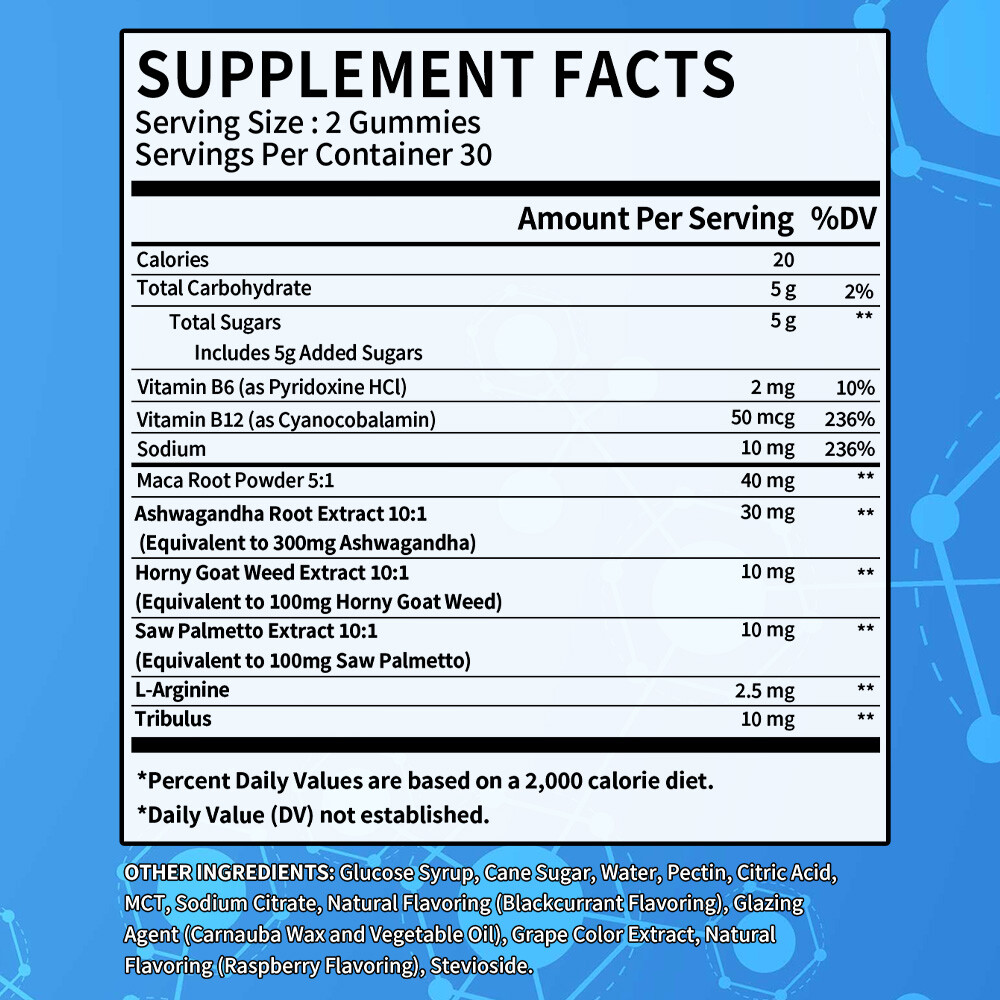 Testo Gummies, Supports Healthy Testosterone Level, Maximum Size Booster