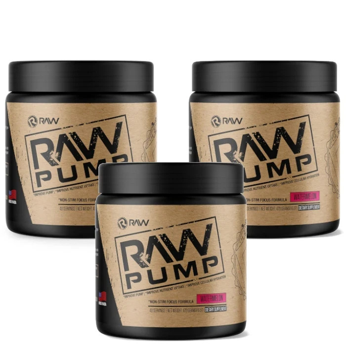 Raw X Bum RAW Pump Watermelon 470 Grams Each (Pack of 3)
