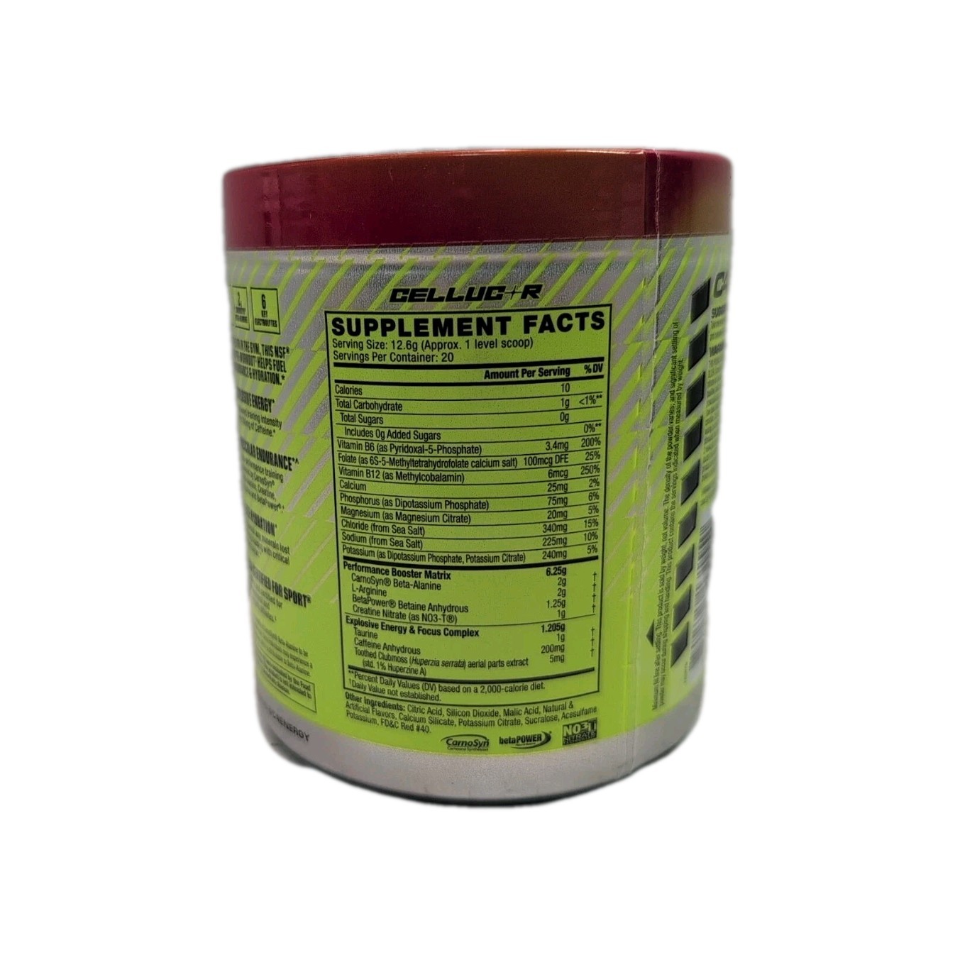 Cellucor C4 SPORT Pre-Workout 8.9oz Hawaiian Punch FRUIT JUICY RED 05/2027