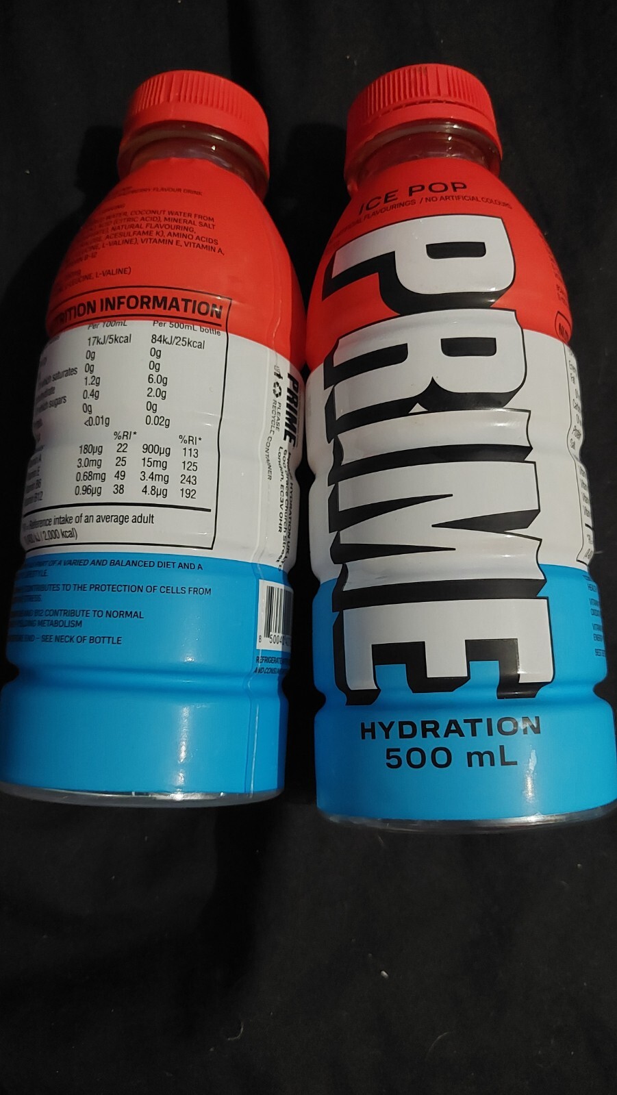 Prime hydration 500ml – Ice pop-