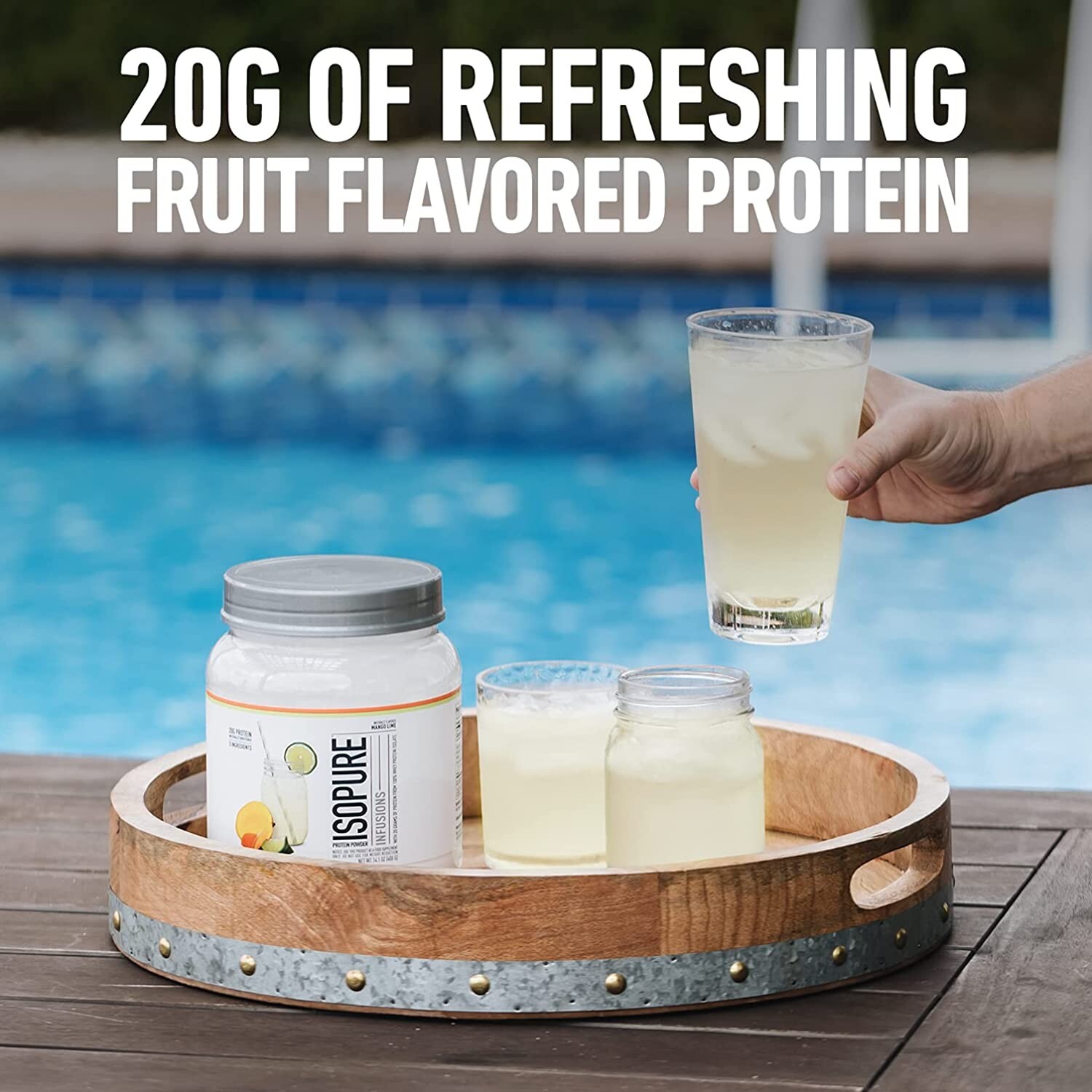 Isopure Protein Powder, Protein Isolate, Workout Recovery Drink Mix(16 Servings)