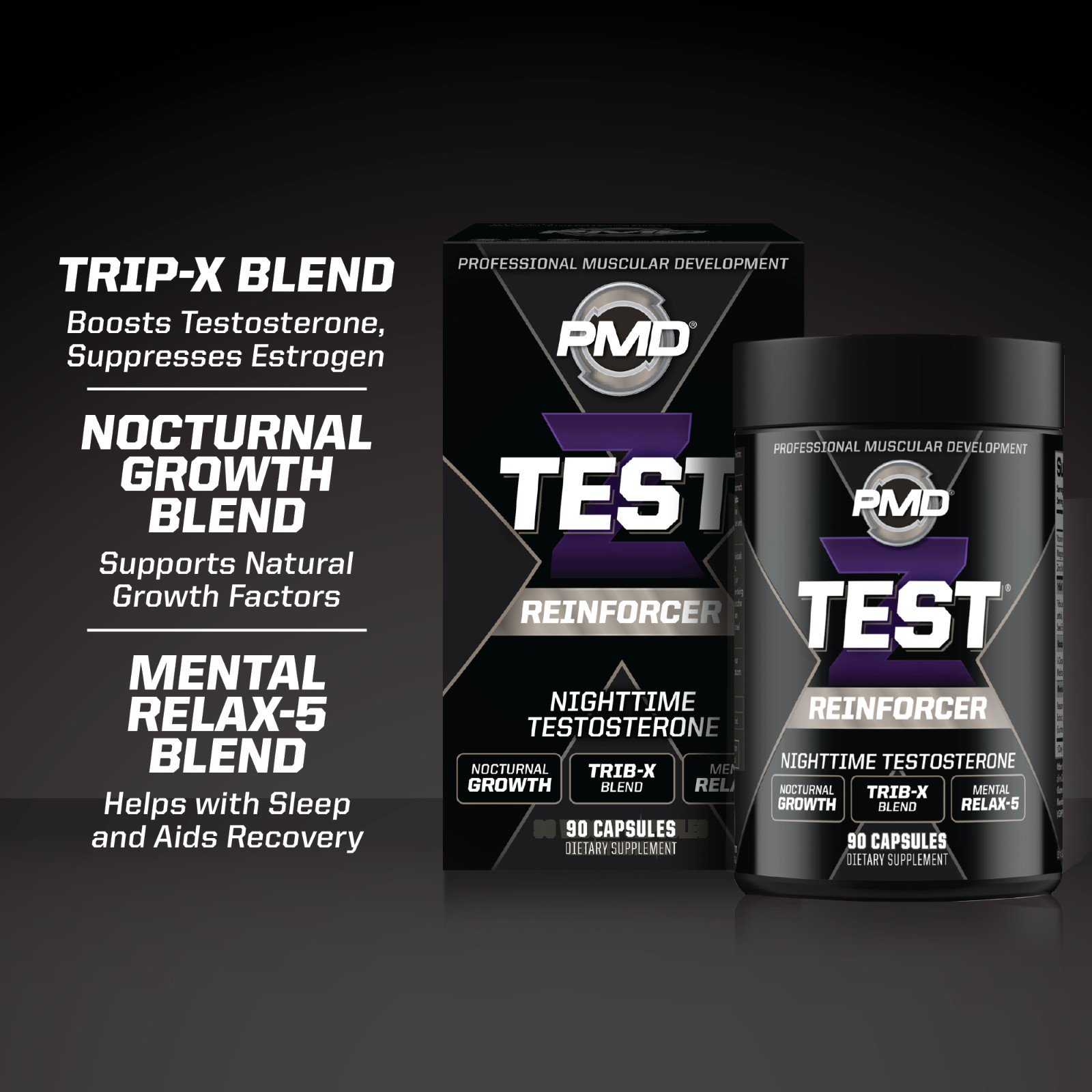 Z-TEST – Nighttime Testosterone & Sleep Support for Maximum Effect – (90 Caps)