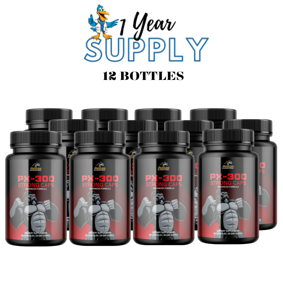 Px-300 Strong Caps-Bodybuilding & Men’s Health Support-12 Bottles- 1080 Capsules
