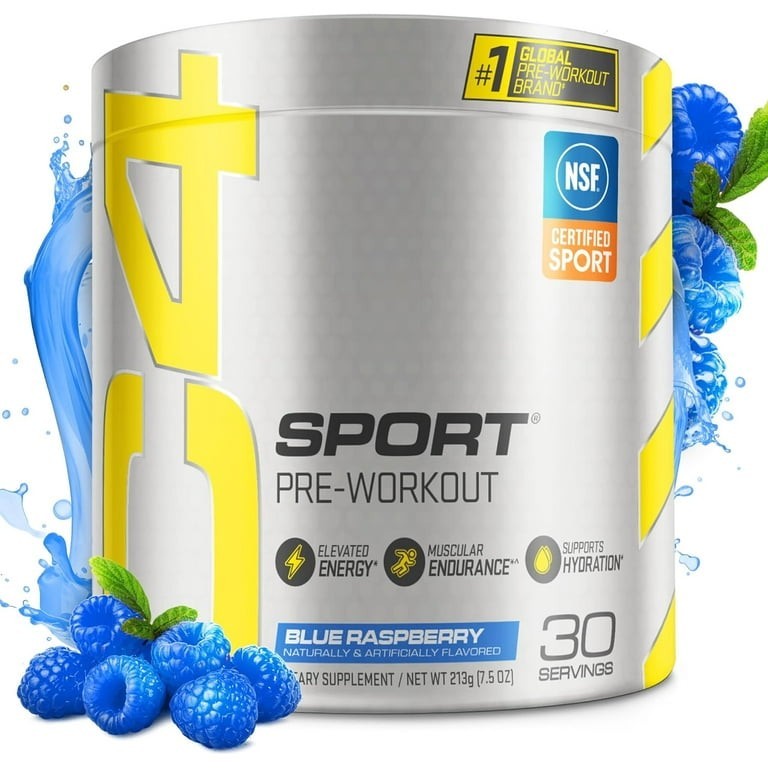 C4 Sport Pre-Workout, Blue Rasperry, Fruit Punch