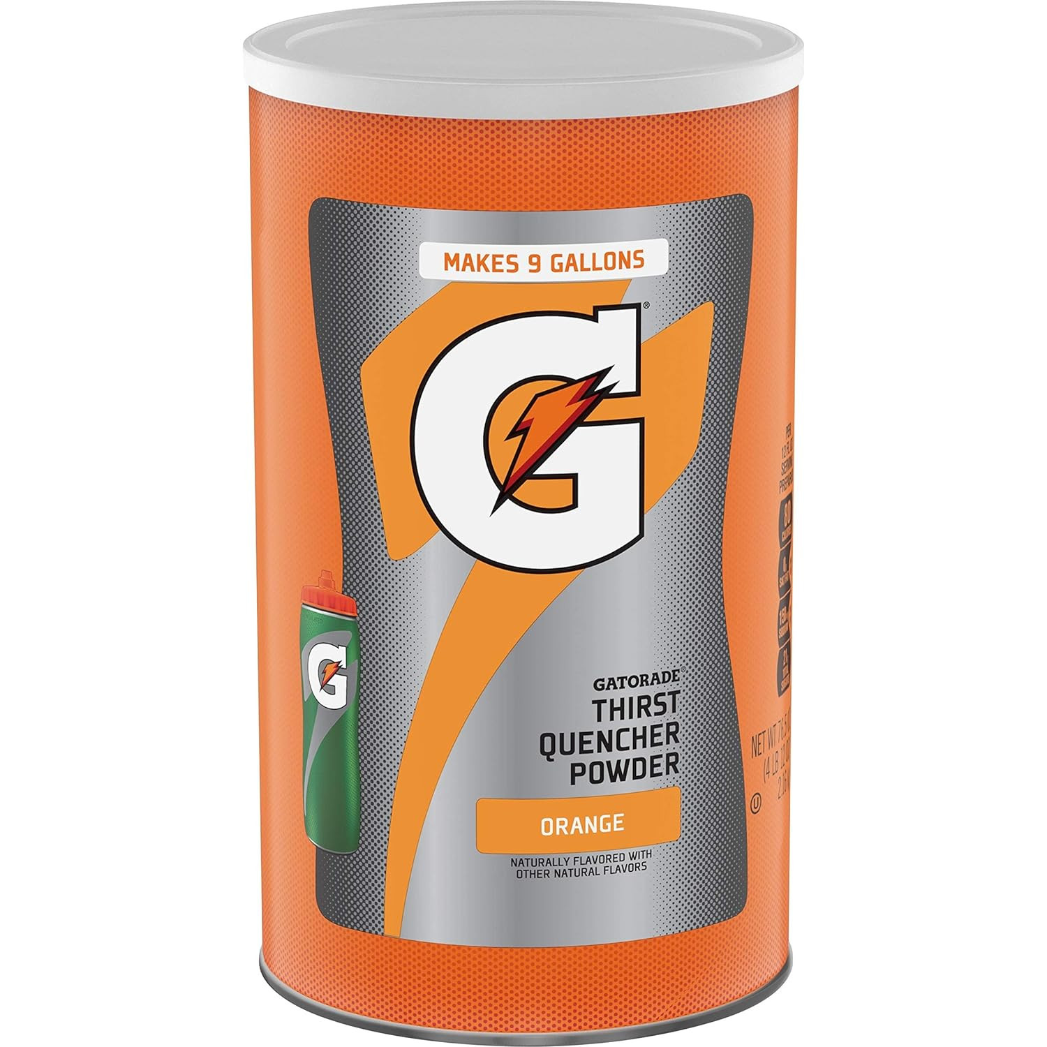 Gatorade Thirst Quencher Powder, Orange, 76.5 oz, Makes 9 Gallons