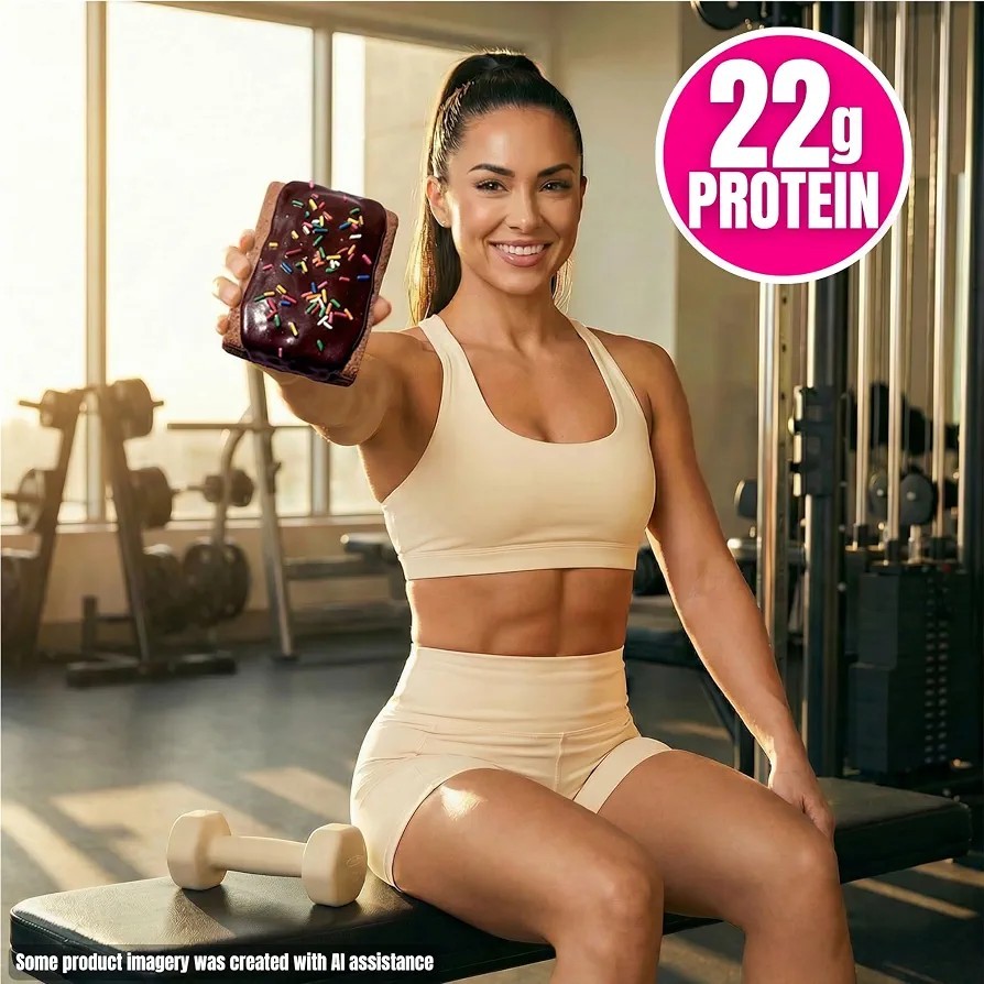Legendary Foods Double Chocolate 22g Protein Pastry, Low Carb, 0g Sugar, Keto