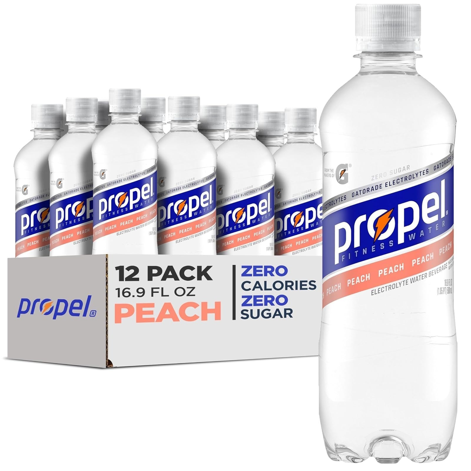 Propel Electrolyte Enhanced Water – 3 Flavor Variety Pack – 12 Bottles