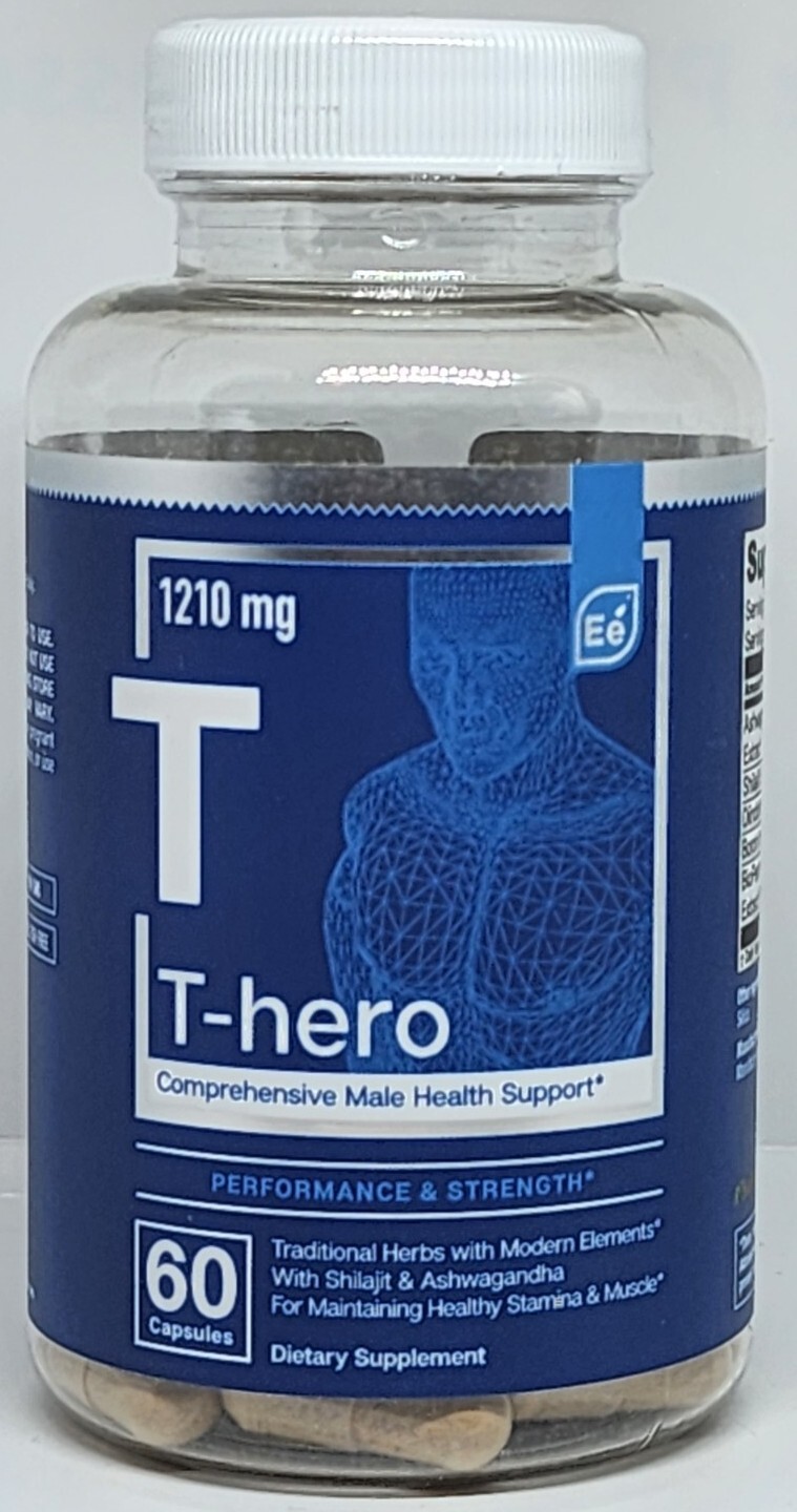 Essential Elements T-Hero Advanced Male Health Support Supplement New Exp. 07/25