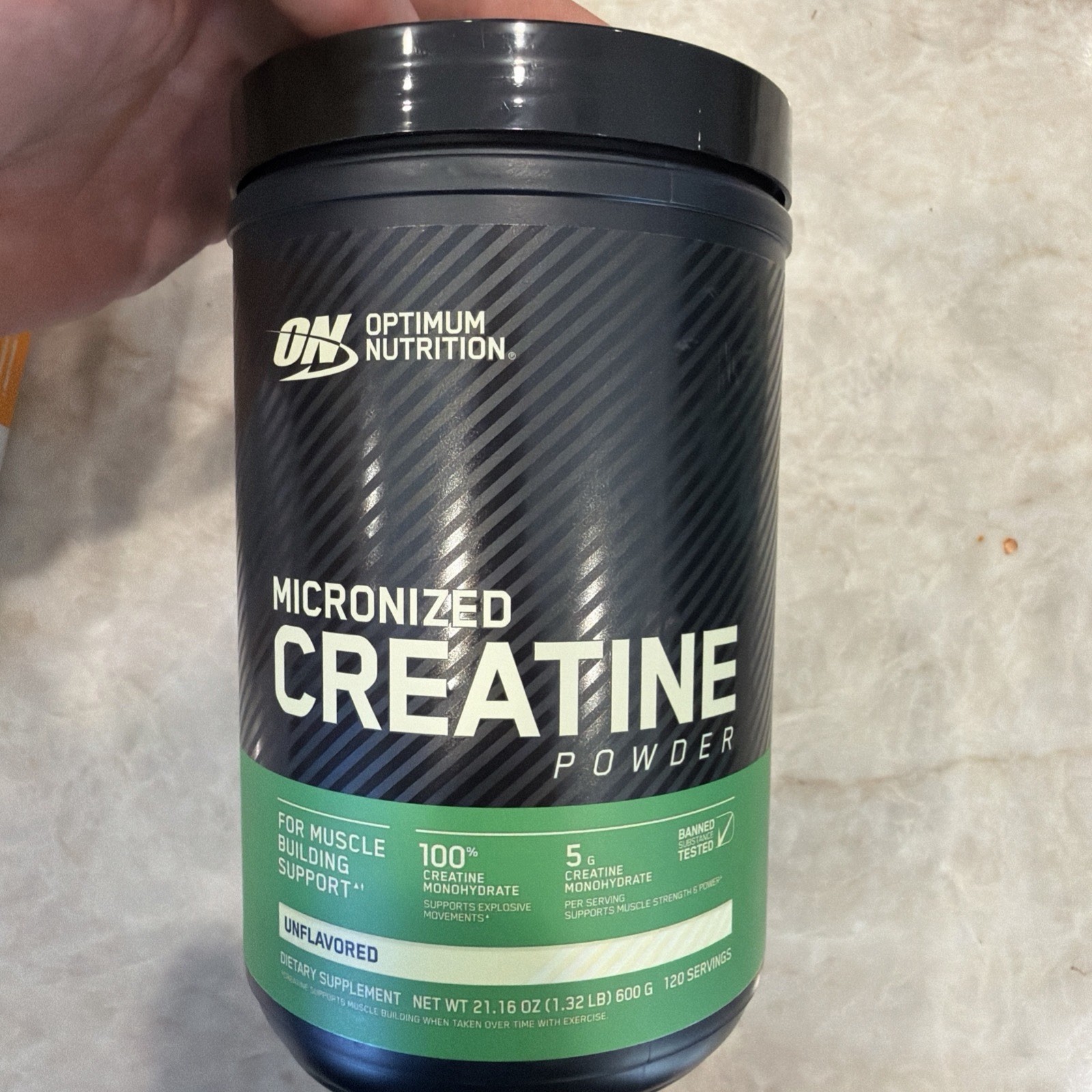 Optimum Nutrition Micronized Creatine Powder, 120 Servings