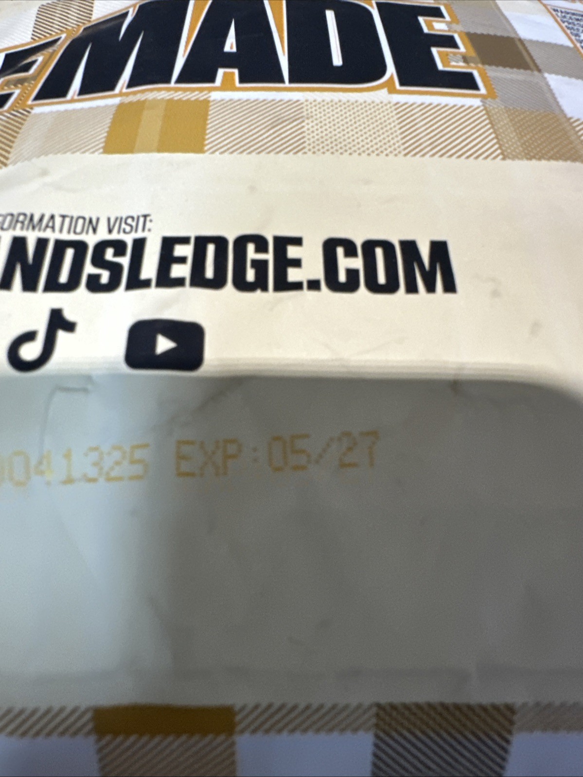 Axe & Sledge Home Made Whole Food Meal Replacement Peanut Butter Cookie 6lbs