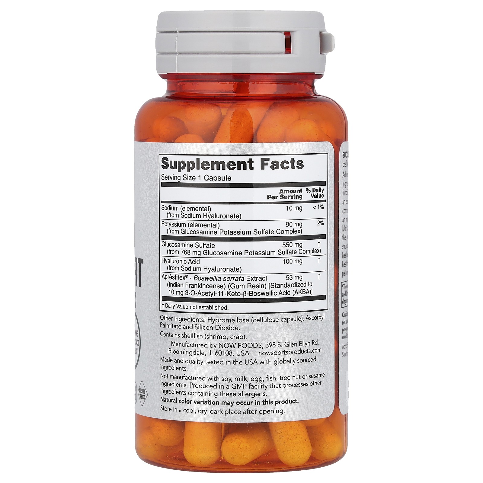 Sports, Advanced Joint Support, 60 Capsules