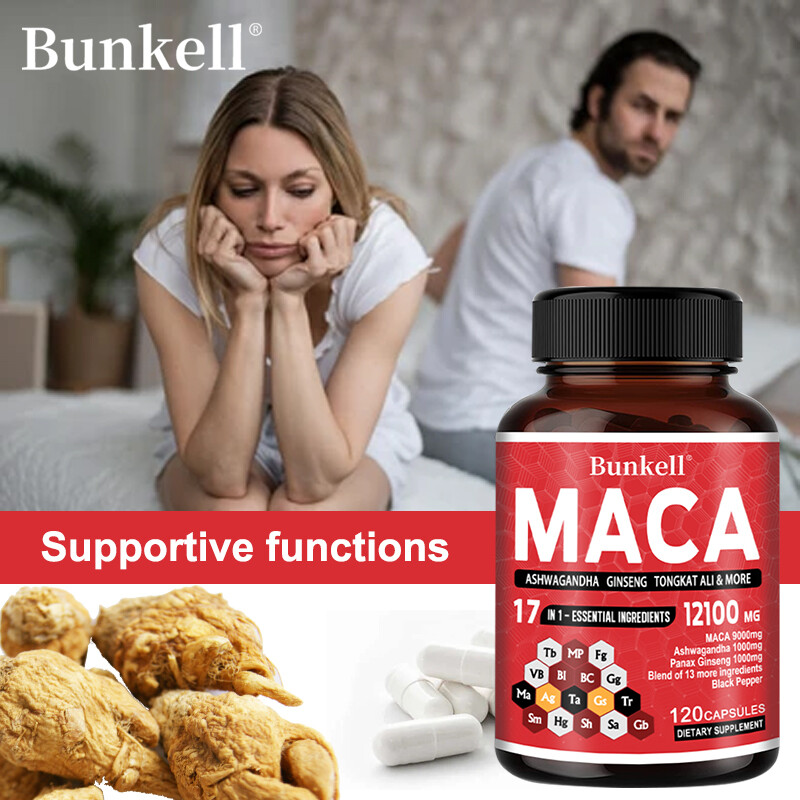 Male Enhancing Libido 120 Capsules- Maca Root,Massive Girth Enlargement Support