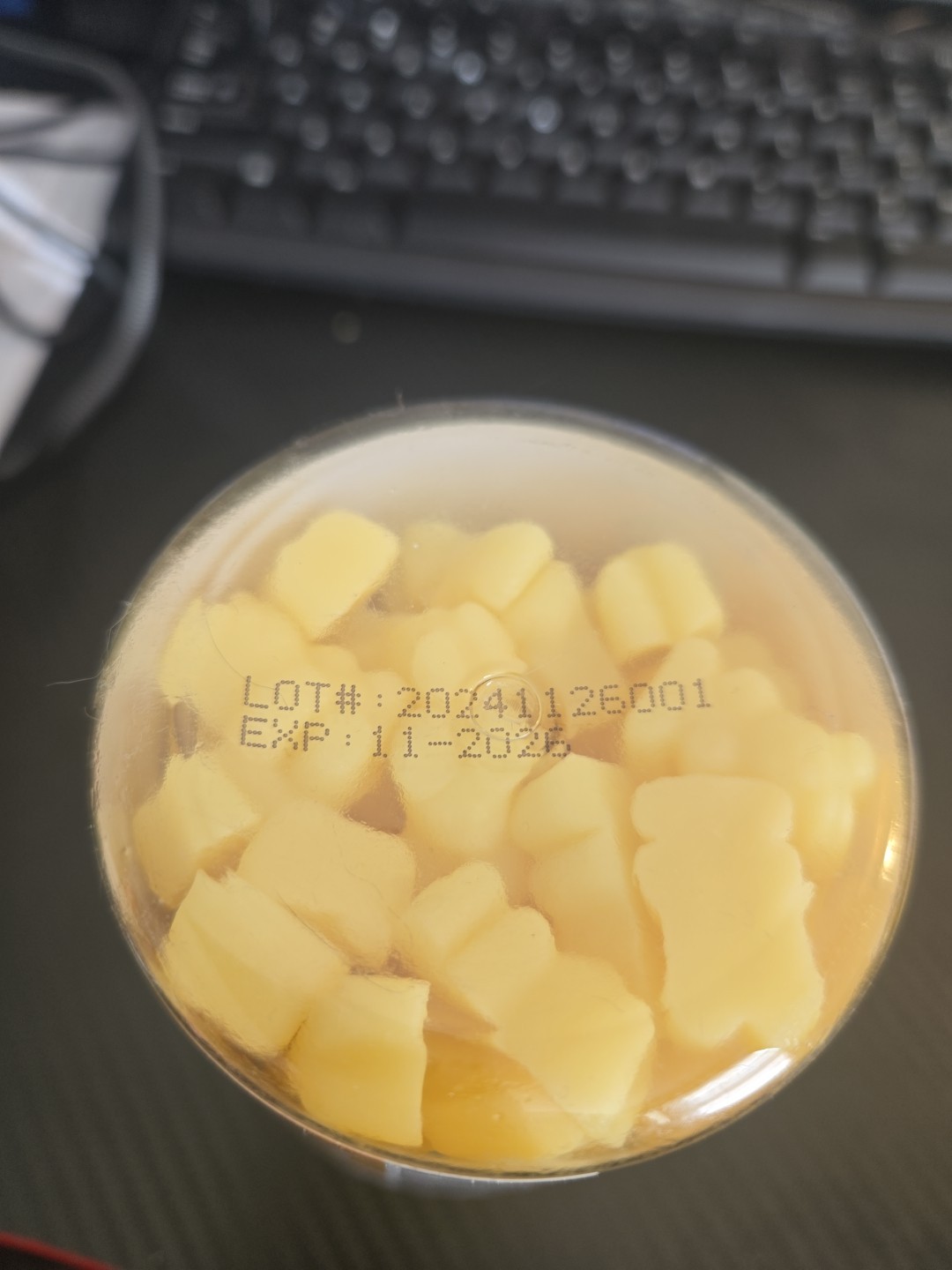 Openovomins Creatine Gummies, Pineapple Flavor