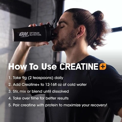 Optimum Nutrition Creatine Monohydrate Plus Powder Strawberry Peach 40 Servings