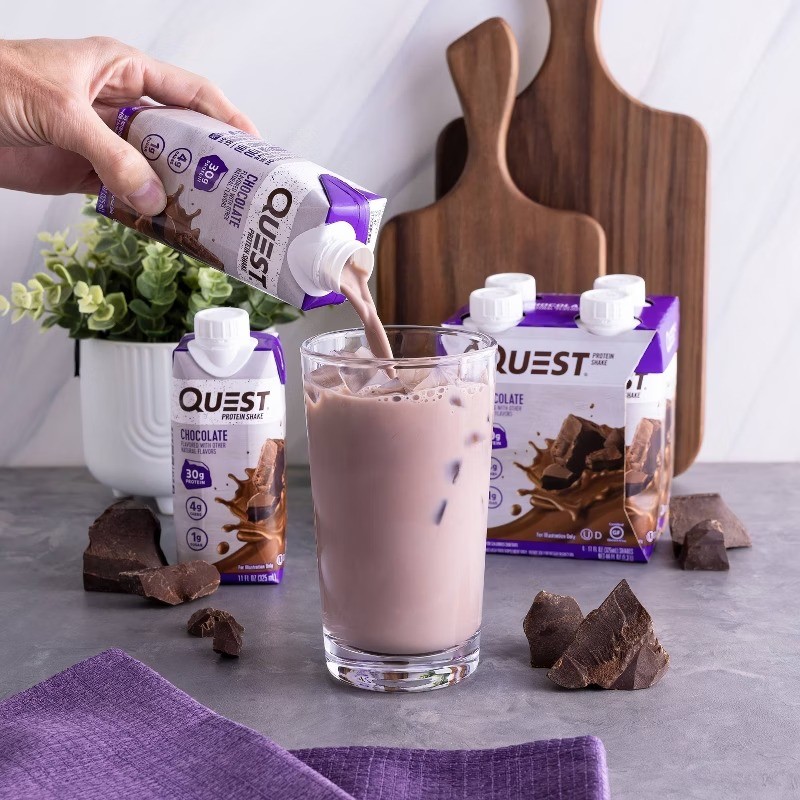 Ready To Drink Protein Shake Chocolate Non-Caffeinated – 44 fl oz/4ct