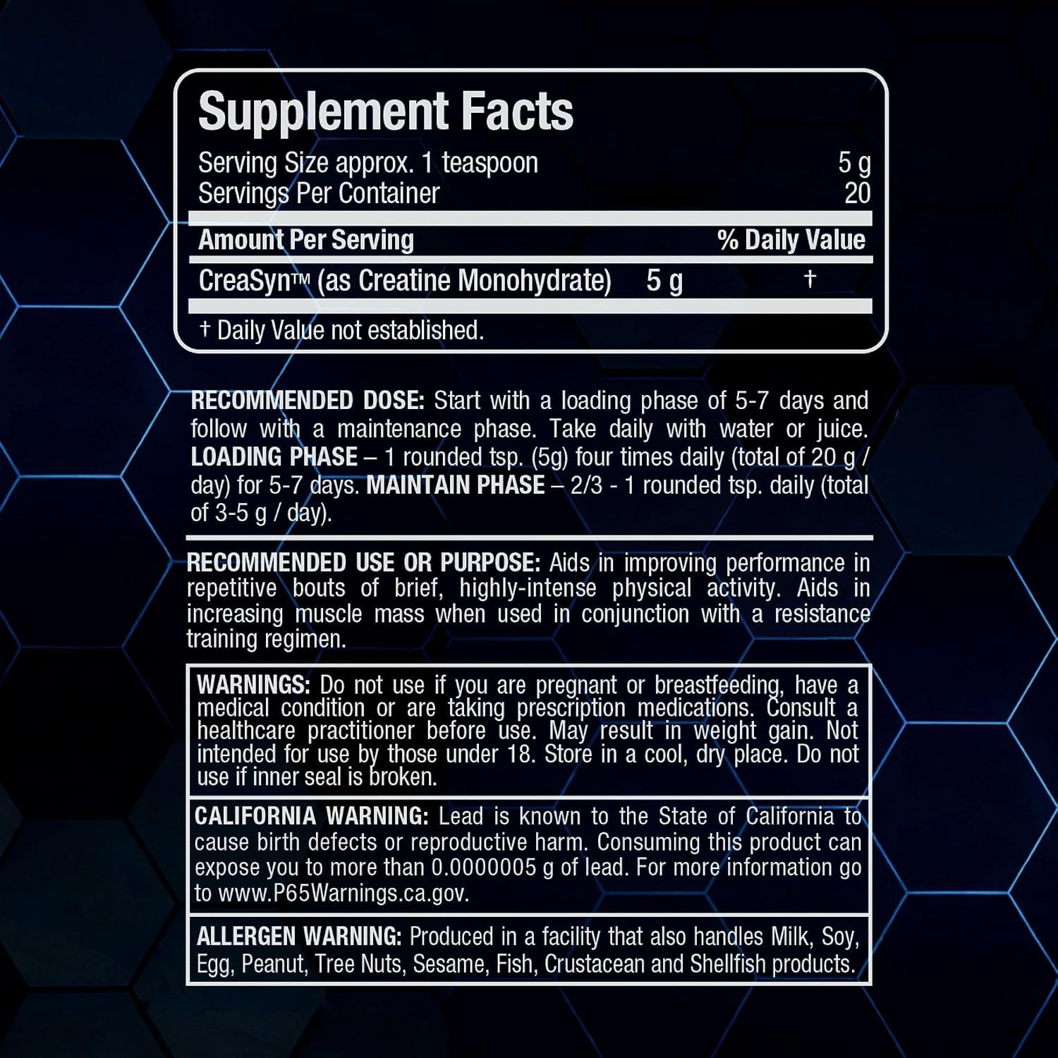 Creatine Monohydrate Powder (100g) – Clean, Unflavored Supplement for Workouts