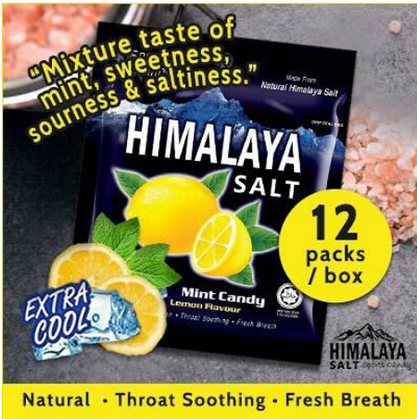 15G Hydration Free Himalaya Salt Sport Candies (2 Packs)