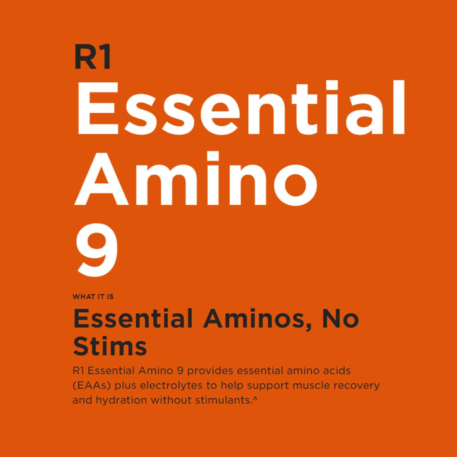 RULE 1 Essential Amino 9 30 serv Black Cherry Limeade Amino Acids Hydration 345g