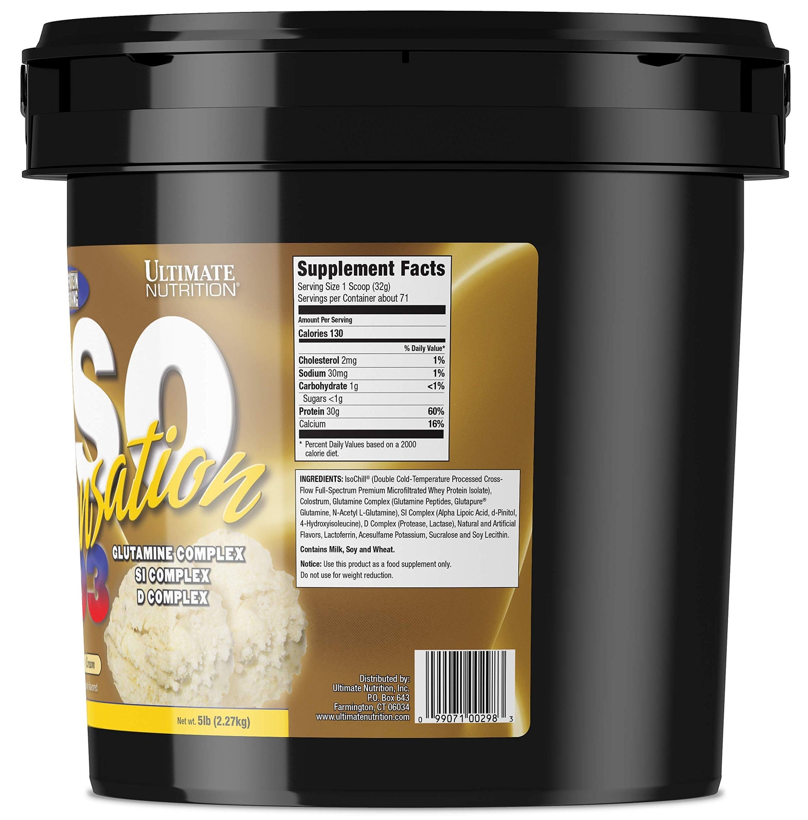 Iso Sensation 93 Whey Protein Isolate Powder – 30 gm of Protein
