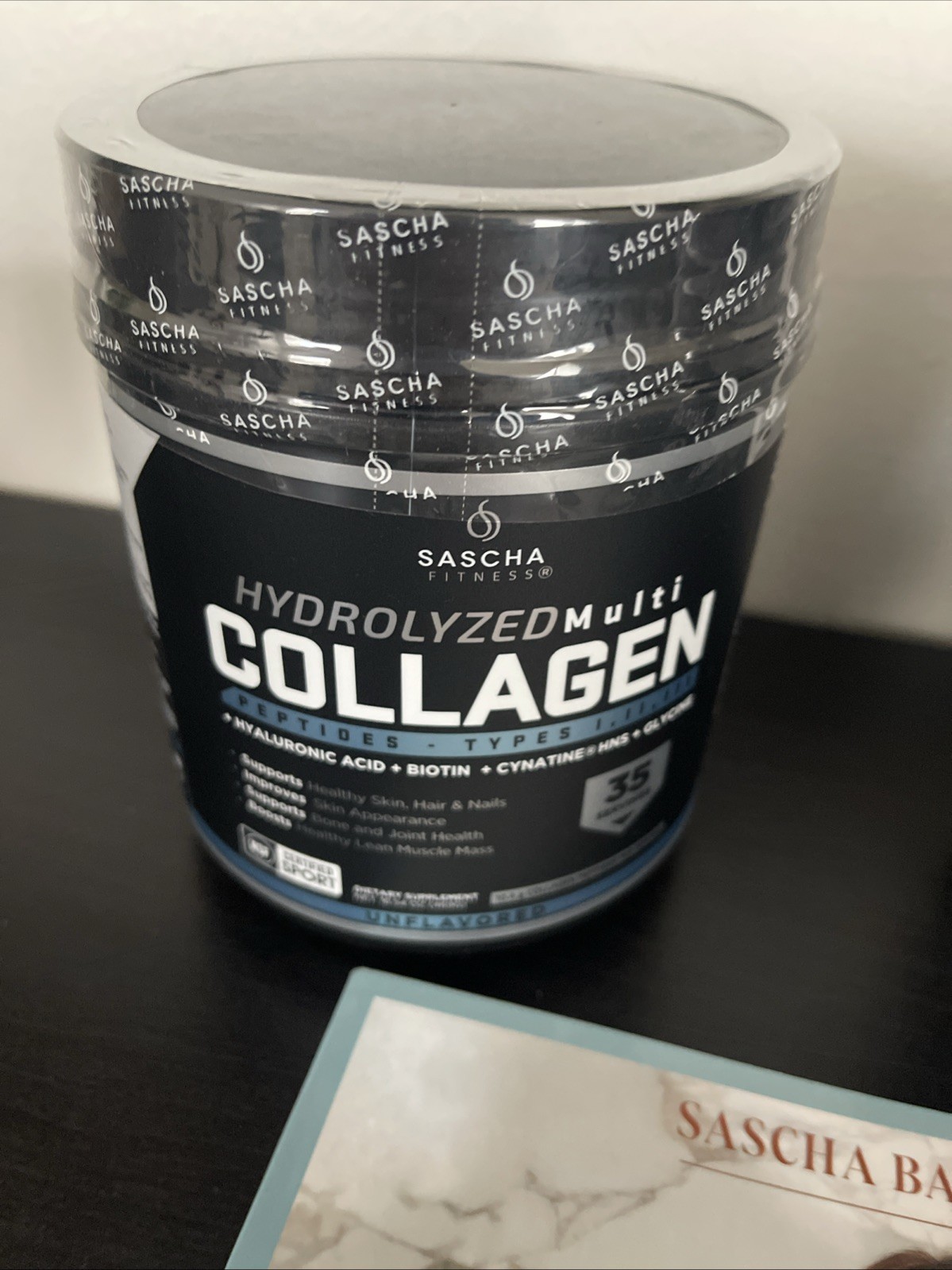 Sascha Fitness Combo 2 Collagen (chocolate & Unflavored) & Book Gift Recetas