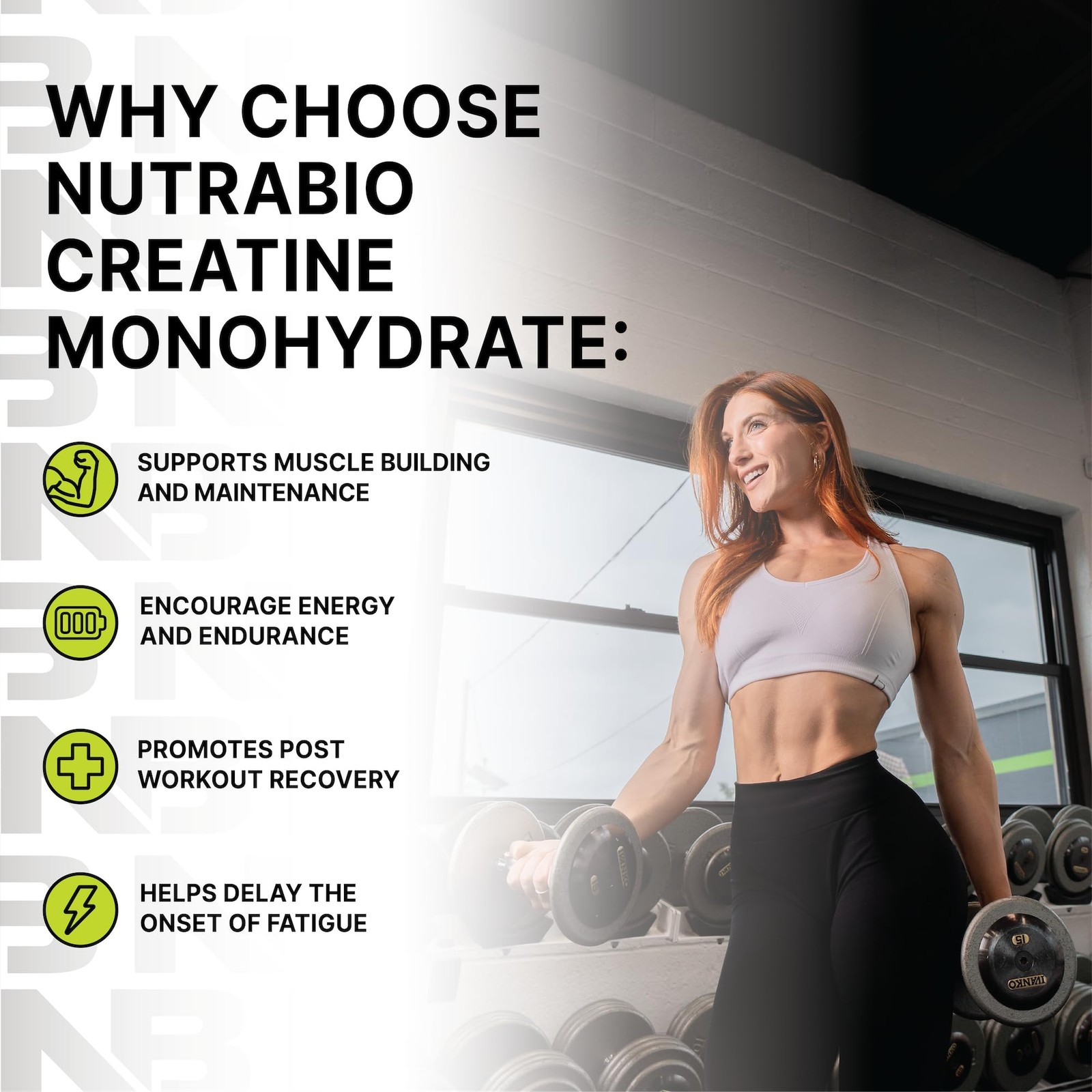 NutraBio Pure Micronized Creatine Monohydrate Powder Supplement, 300g, No