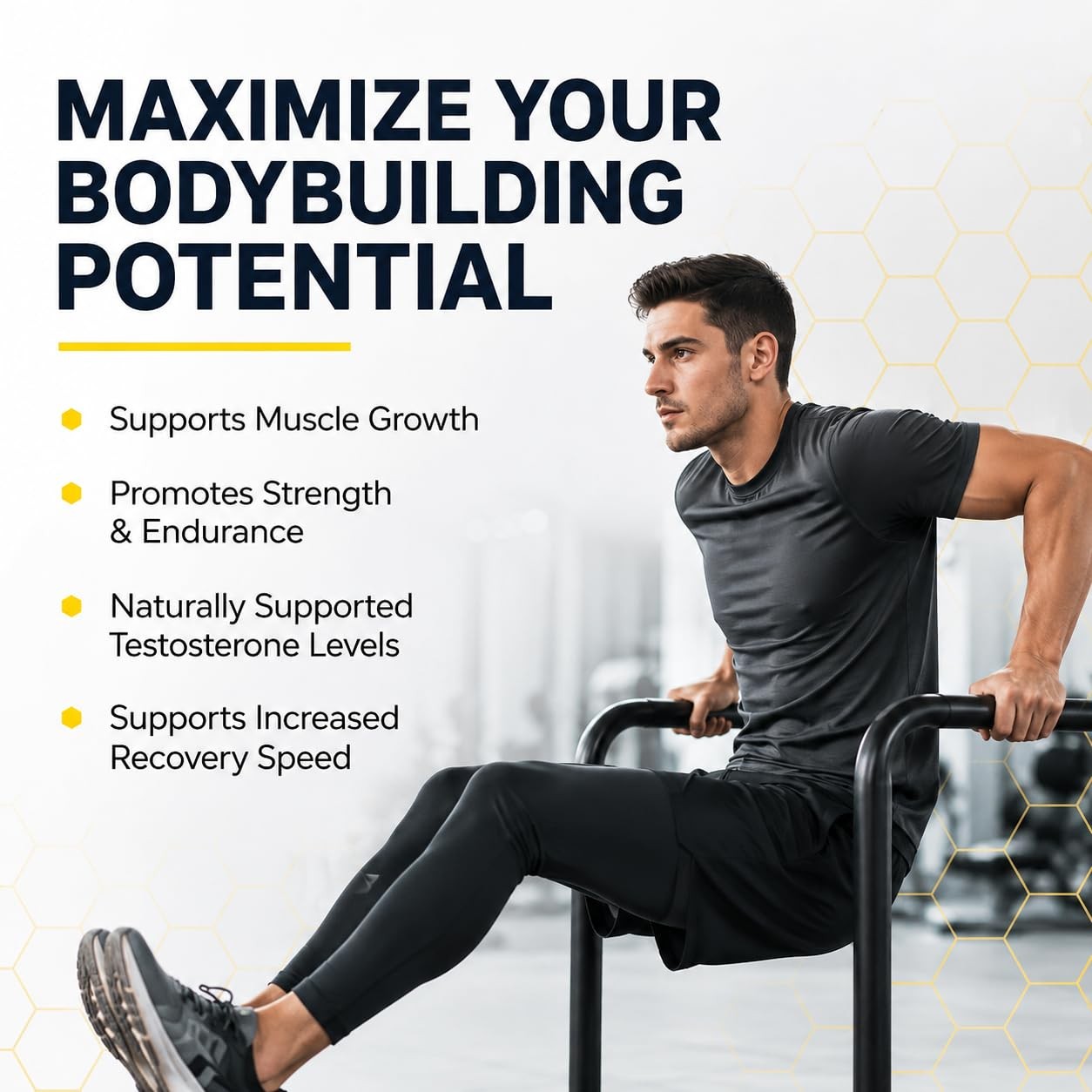 Creatine Monohydrate Powder with HMB and Leucine for Performance