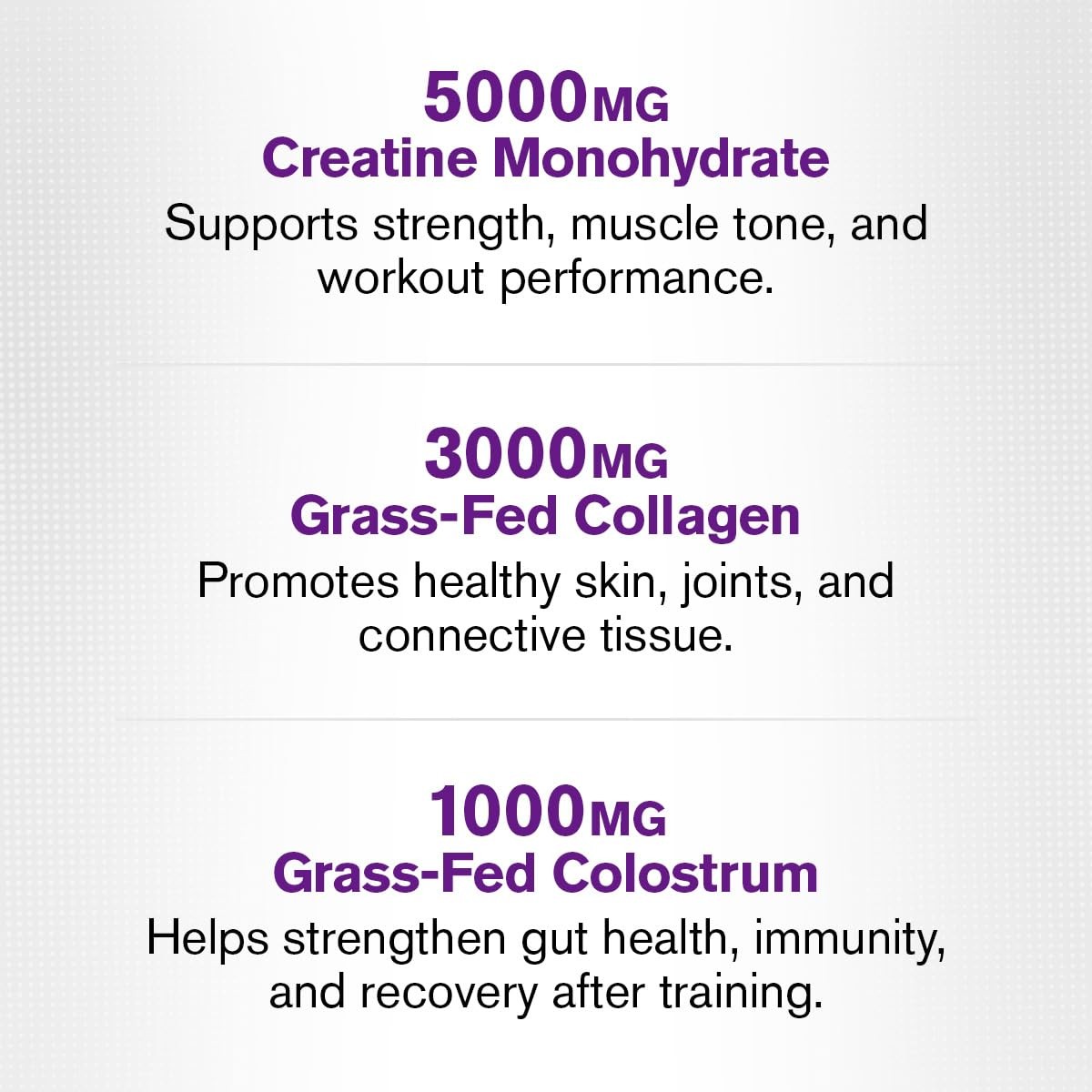 Creatine for Women – Creatine Monohydrate with Collagen + Colostrum to Suppor…