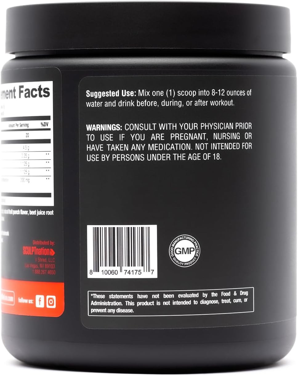 by V Shred BCAA Powder – Powerful Amino Acids Blend to Support Recovery and E…