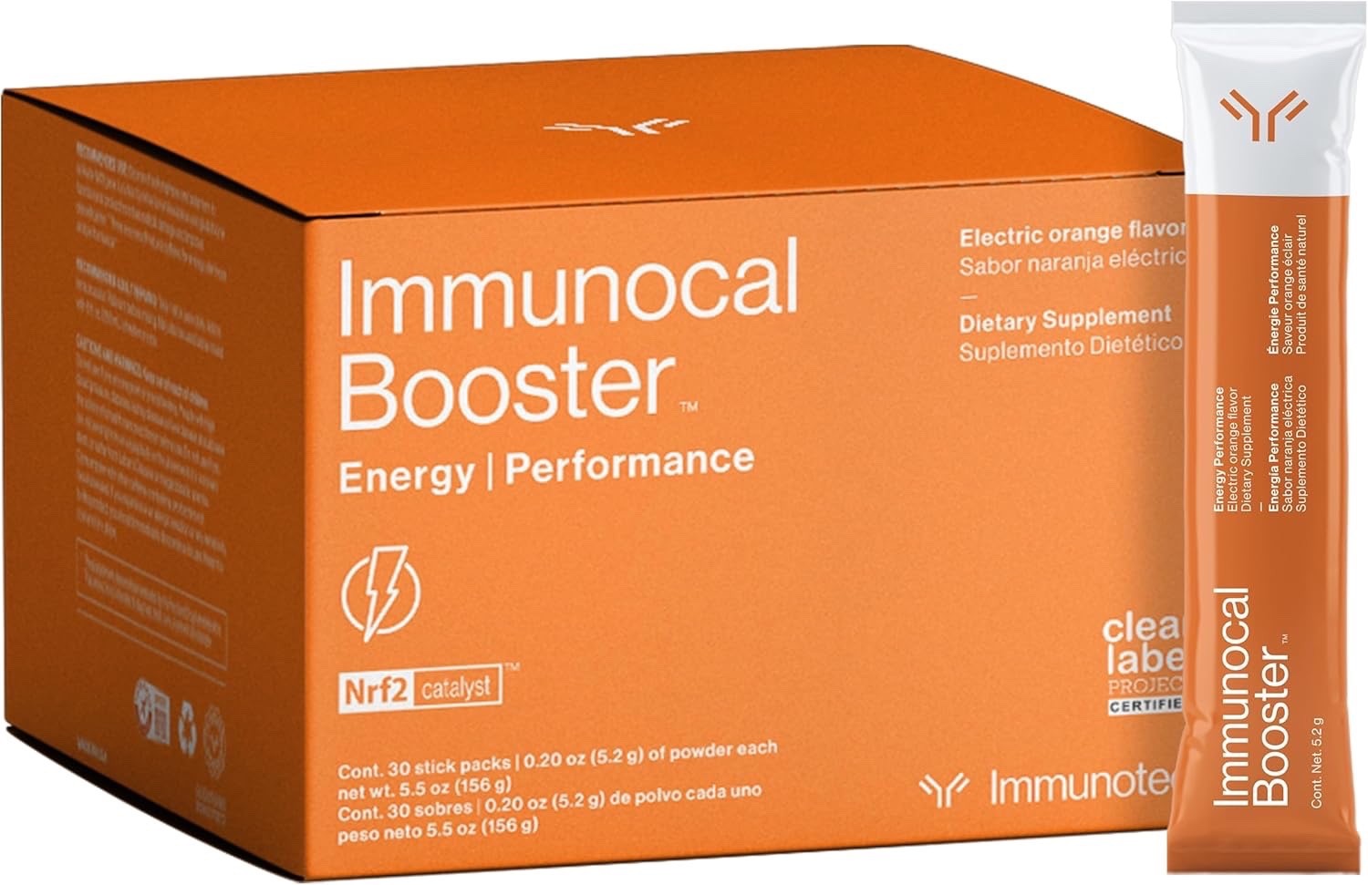 Immunocal Booster Energy Performance Natural Energy & Focus Support 30 SERVINGS