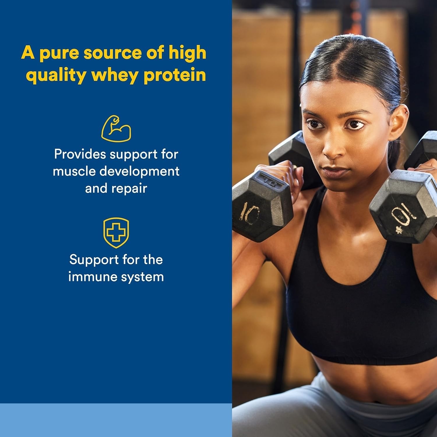 Whey Factors French Vanilla Protein – 18g Protein Per Serving, Easy Mix