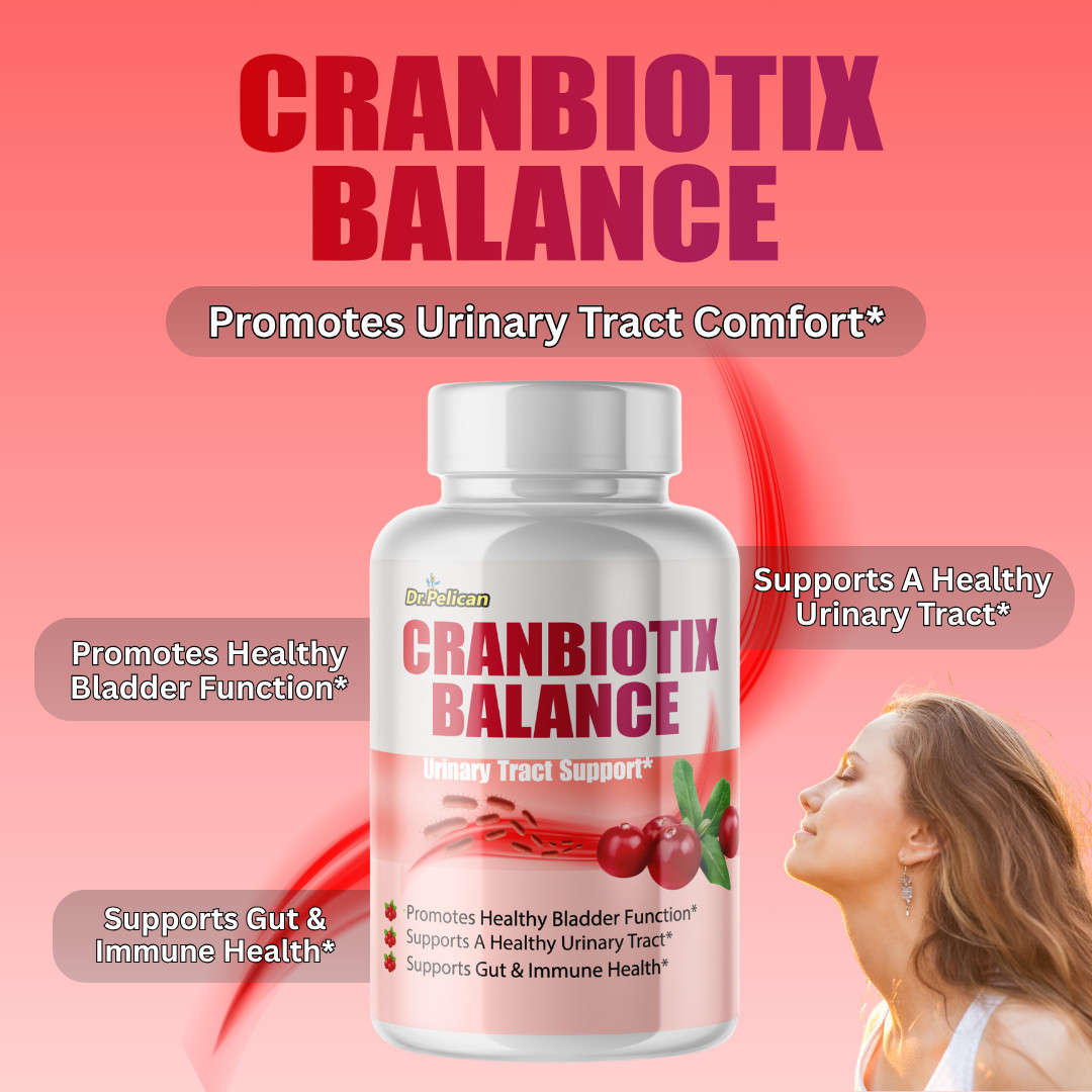 Cranbiotix Balance- Gut & Urinary Tract Support- 60 Capsules