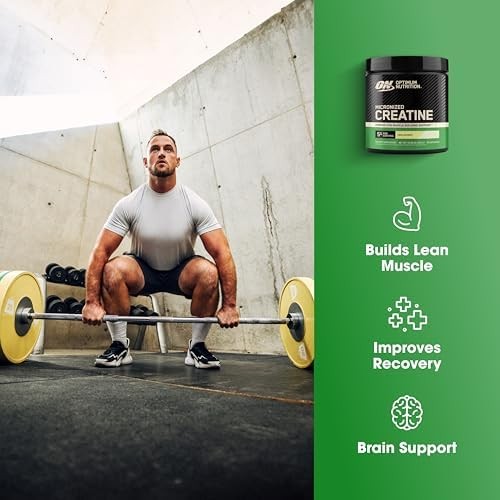 Optimum Nutrition Creatine, Micronized Creatine Monohydrate Powder, Supports