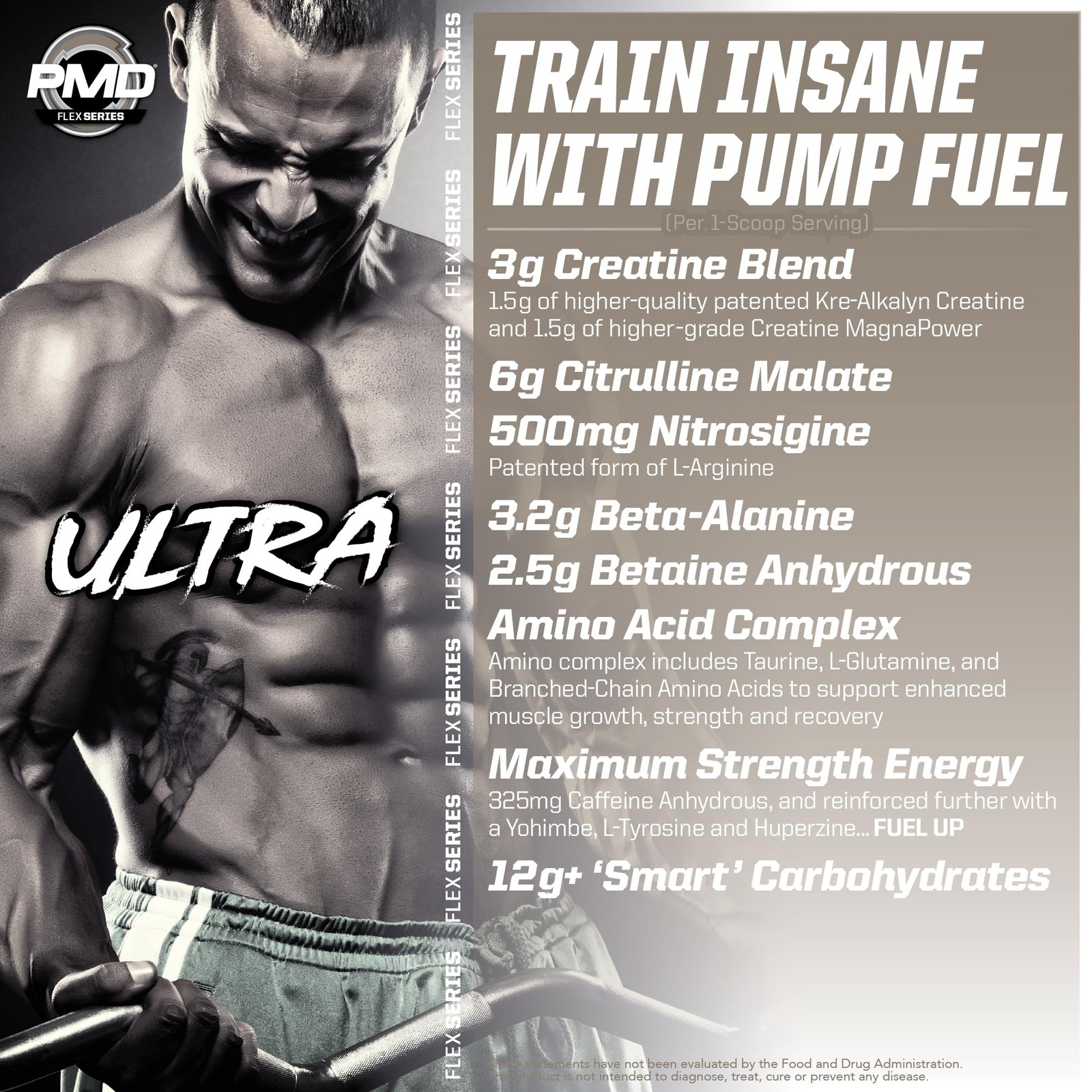 PMD Sports Pump Fuel Ultra Insanity, 2.05 Pound (Pack of 1), Strawberry Slam