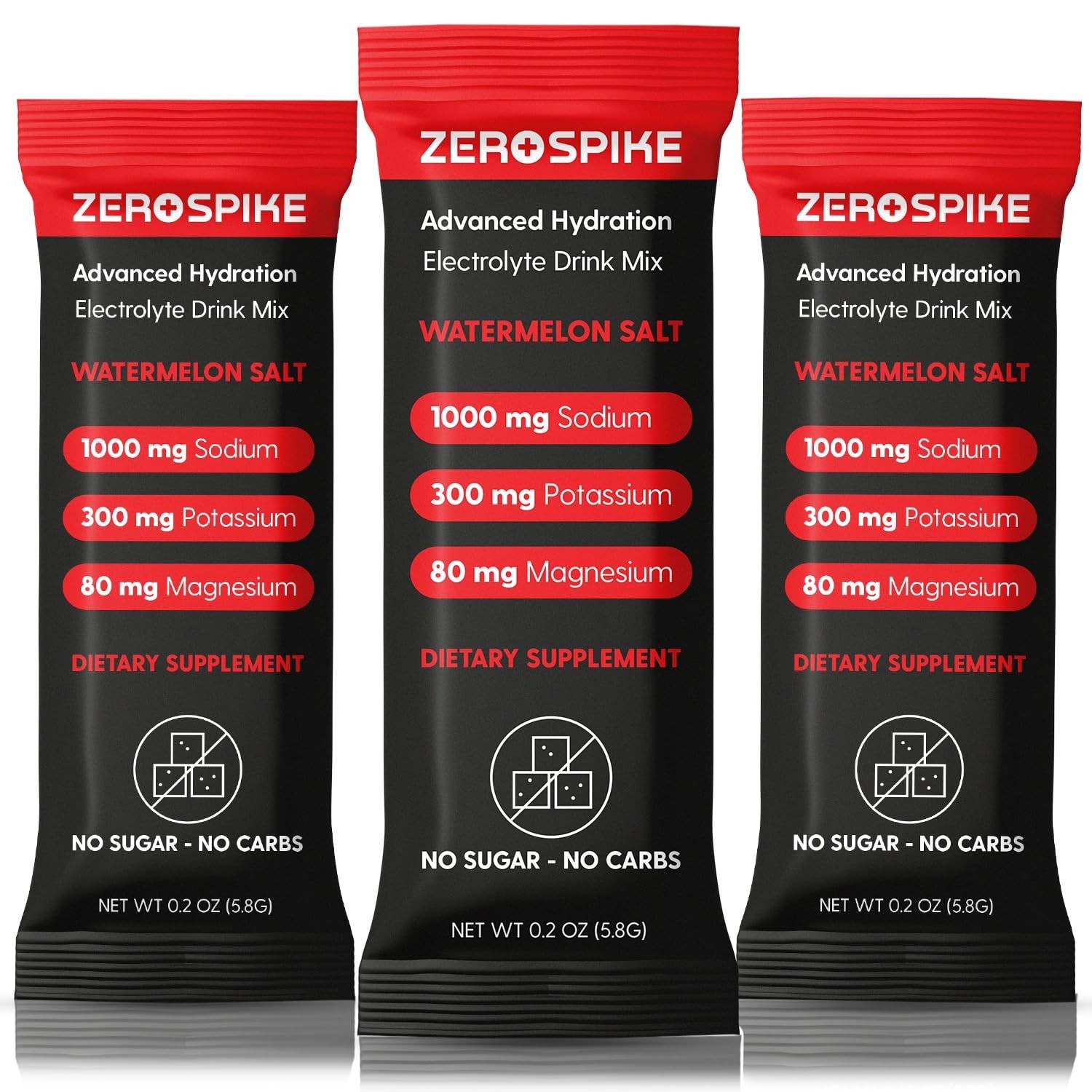 Keto Electrolyte Powder Packets | No Sugar Hydration Drink Mix | 30 Sticks, Wate