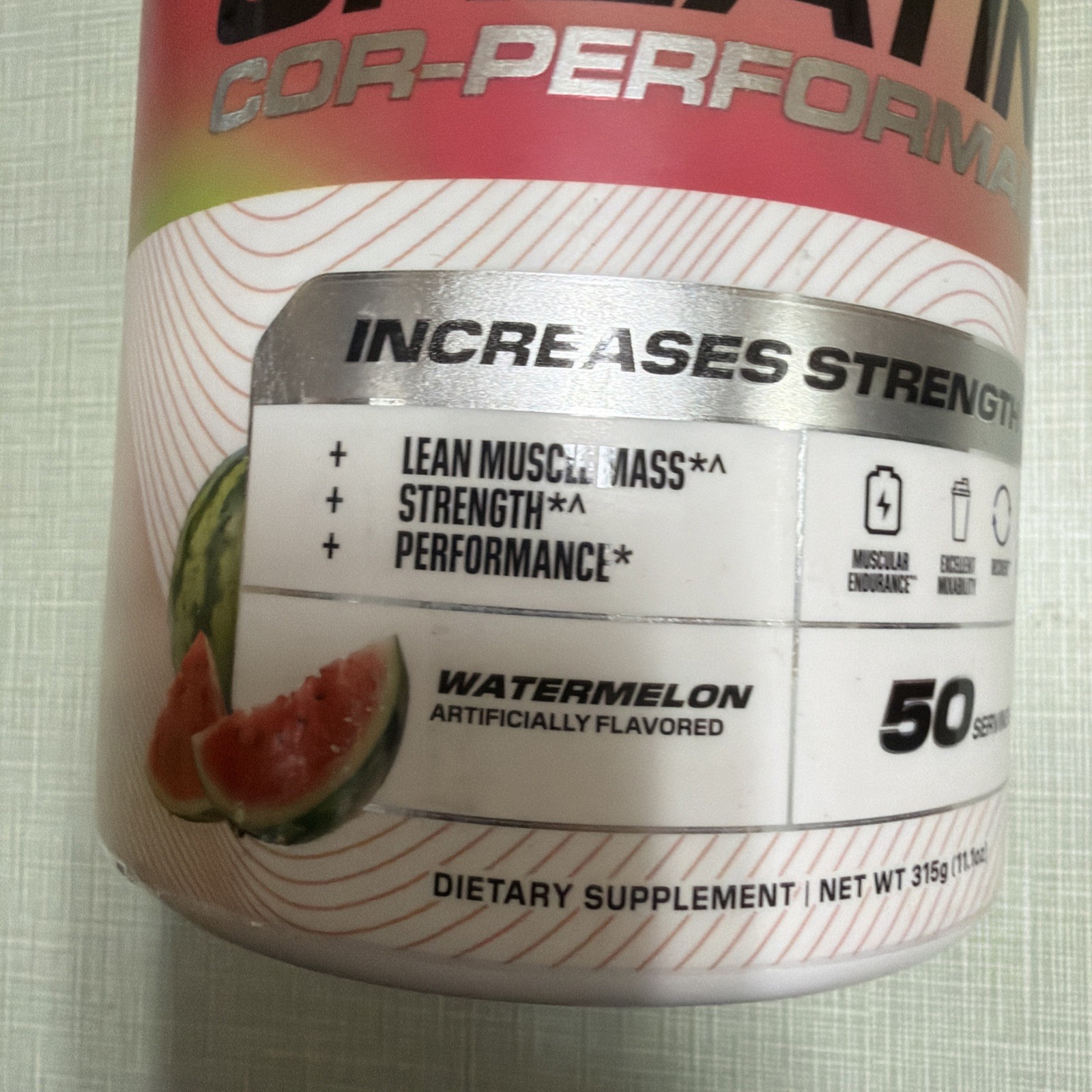 COR-Performance® Creatine, Watermelon, 11.1 oz (315 g)