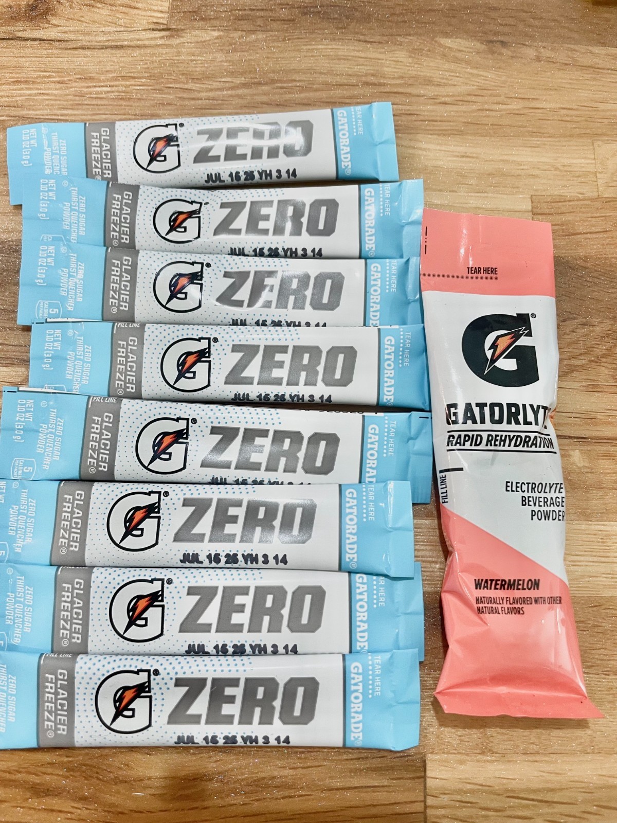 Gatorade Drink Mix Packets NEW Glacier Freeze Watermelon
